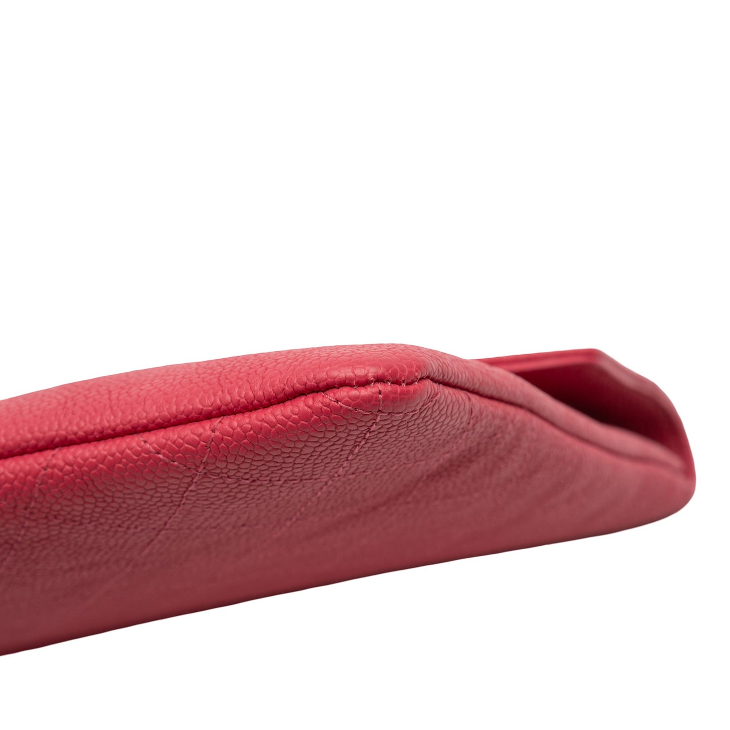 Chanel Paris Cuba Quilted Caviar Thread Around Envelope Clutch
