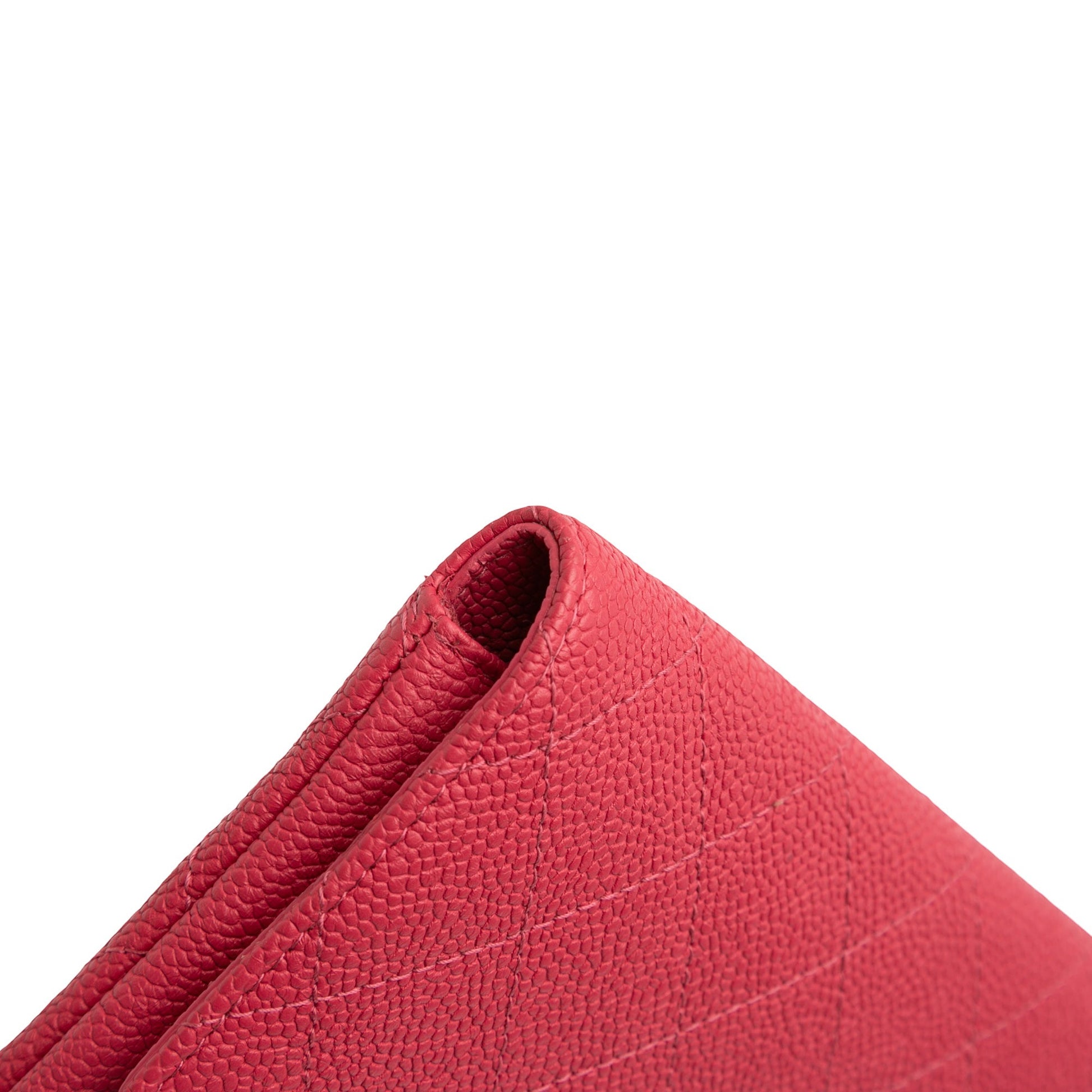 Chanel Paris Cuba Quilted Caviar Thread Around Envelope Clutch