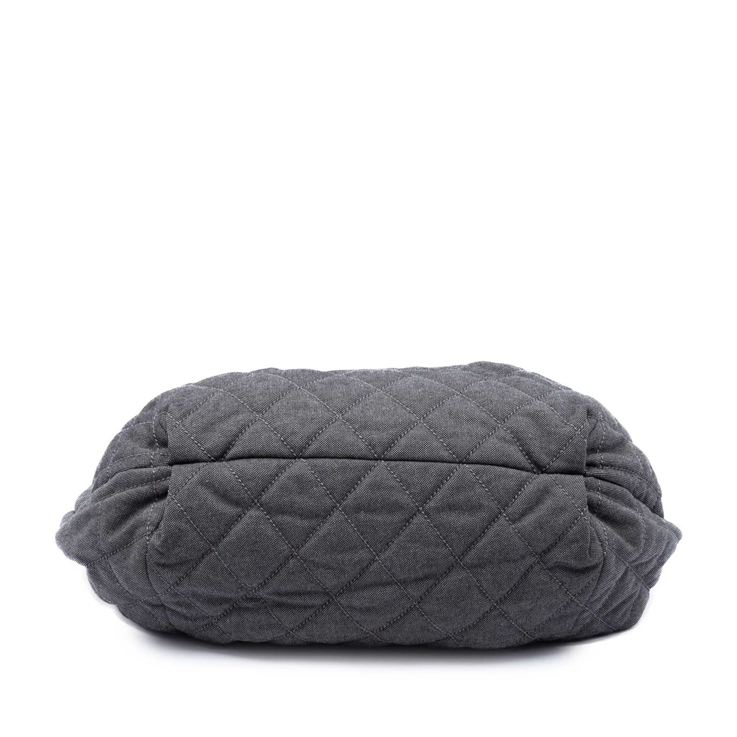 Chanel Large Quilted Denim Stretch Spirit Cabas Tote