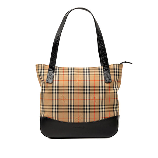 Burberry Haymarket Check Canvas Tote