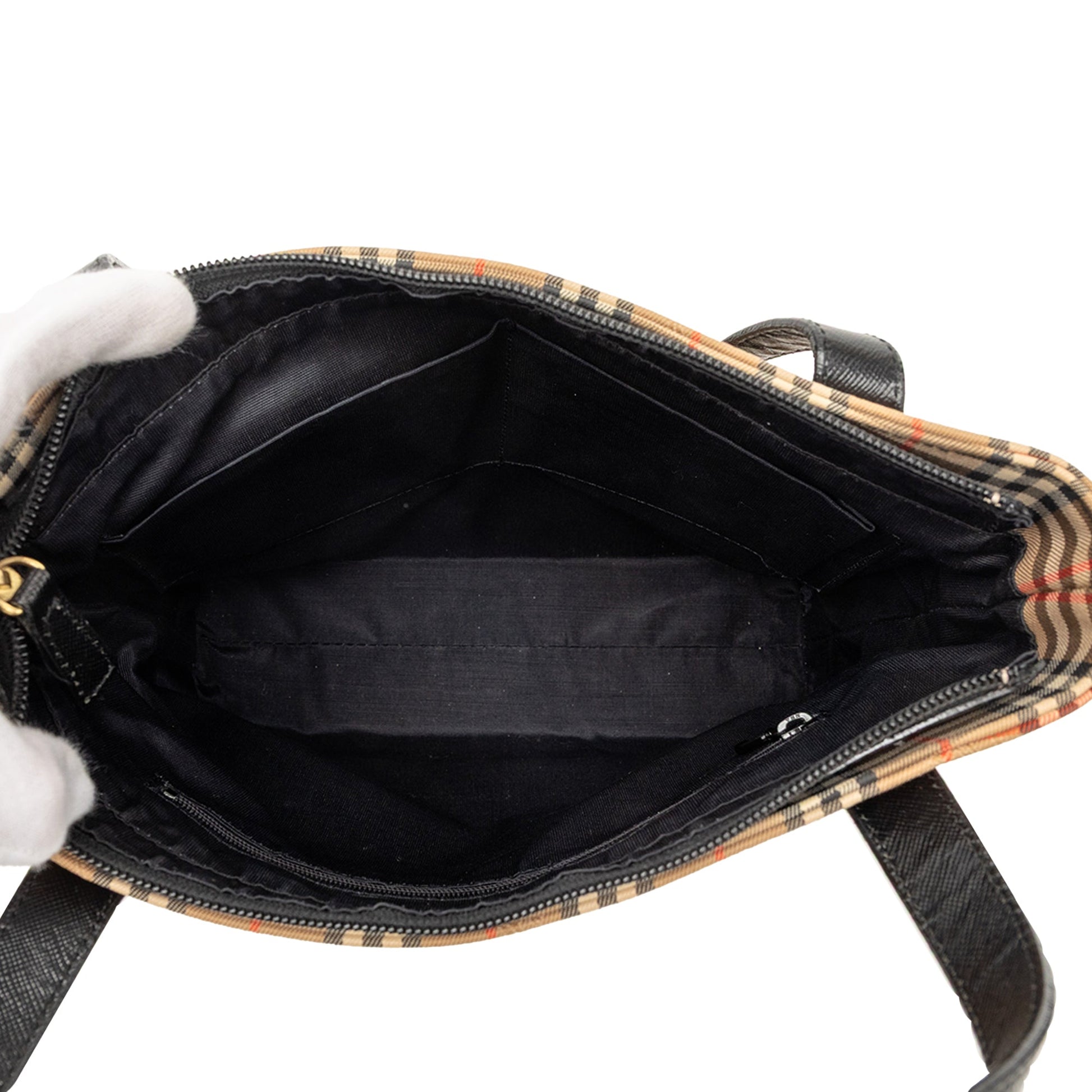 Burberry Haymarket Check Canvas Tote