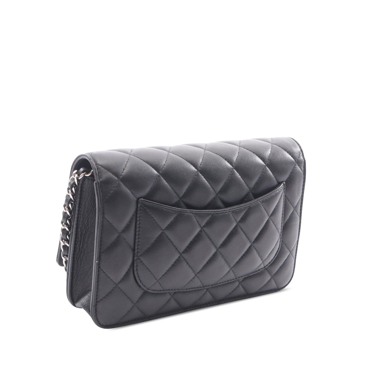 Chanel CC Quilted Lambskin Wallet On Chain