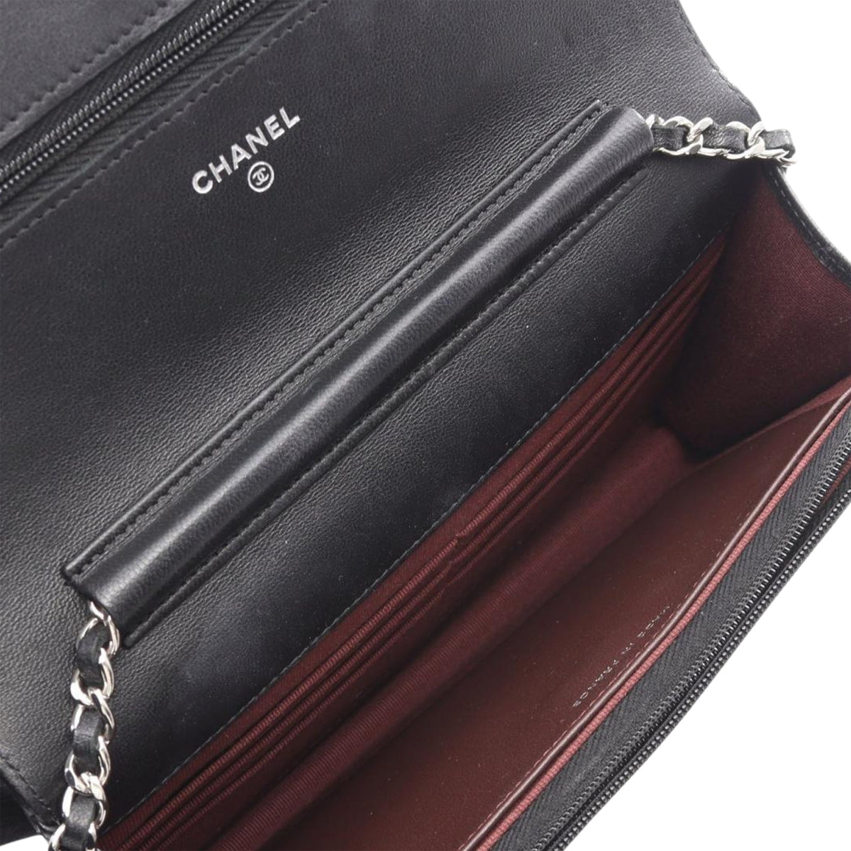 Chanel CC Quilted Lambskin Wallet On Chain