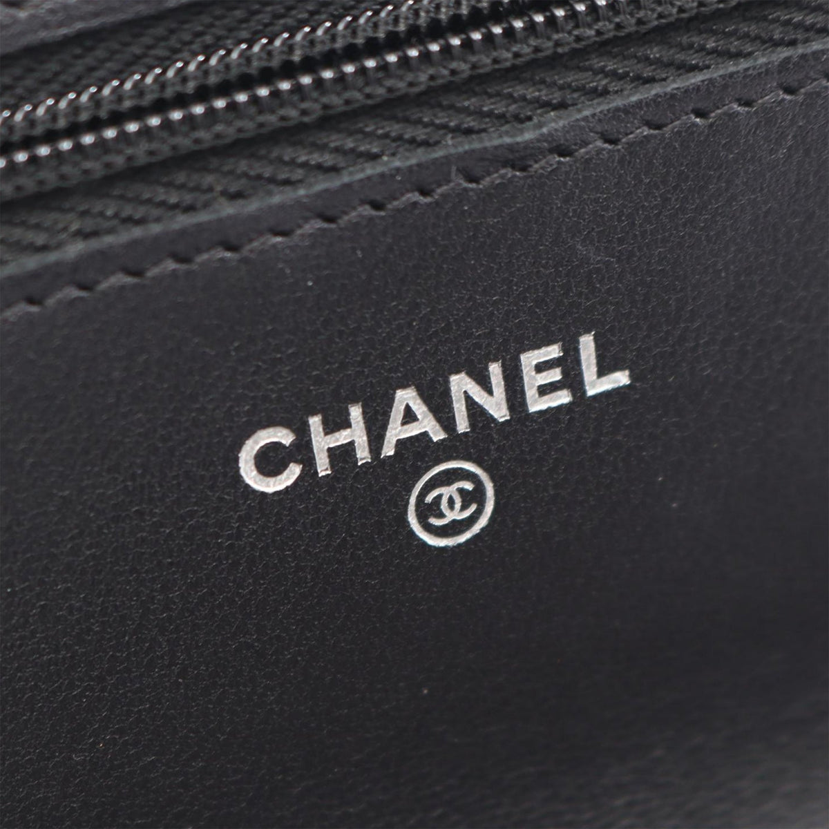 Chanel CC Quilted Lambskin Wallet On Chain