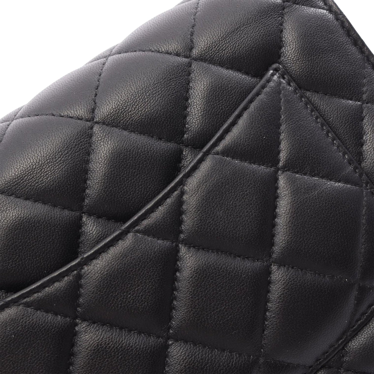 Chanel CC Quilted Lambskin Wallet On Chain