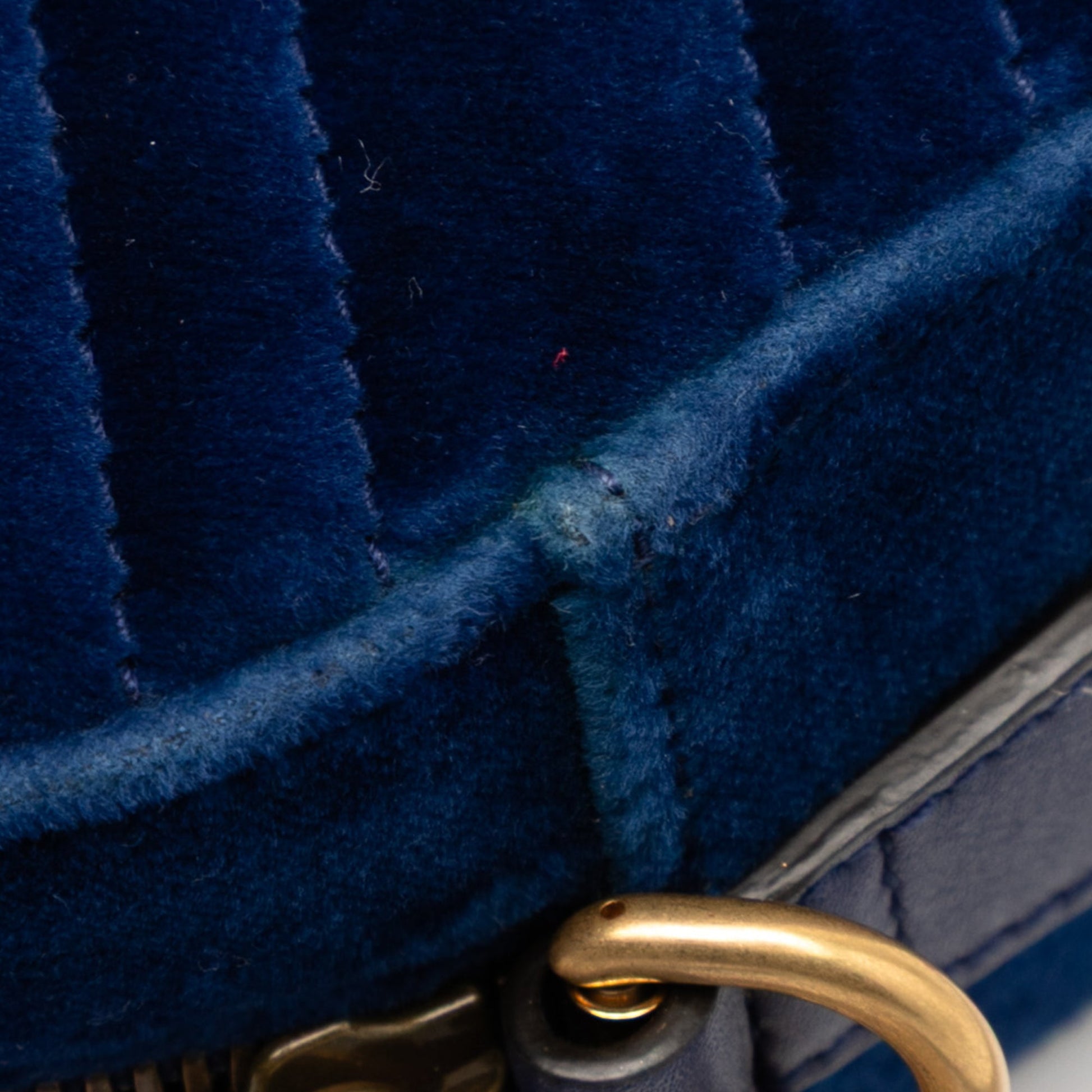 Gucci Small GG Marmont Matelasse Velvet Crossbody