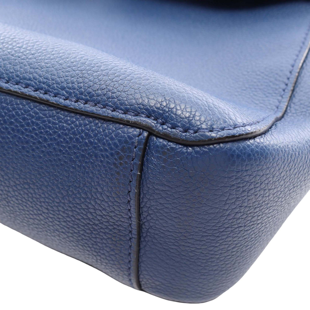 Prada Leather Business Bag — Blue