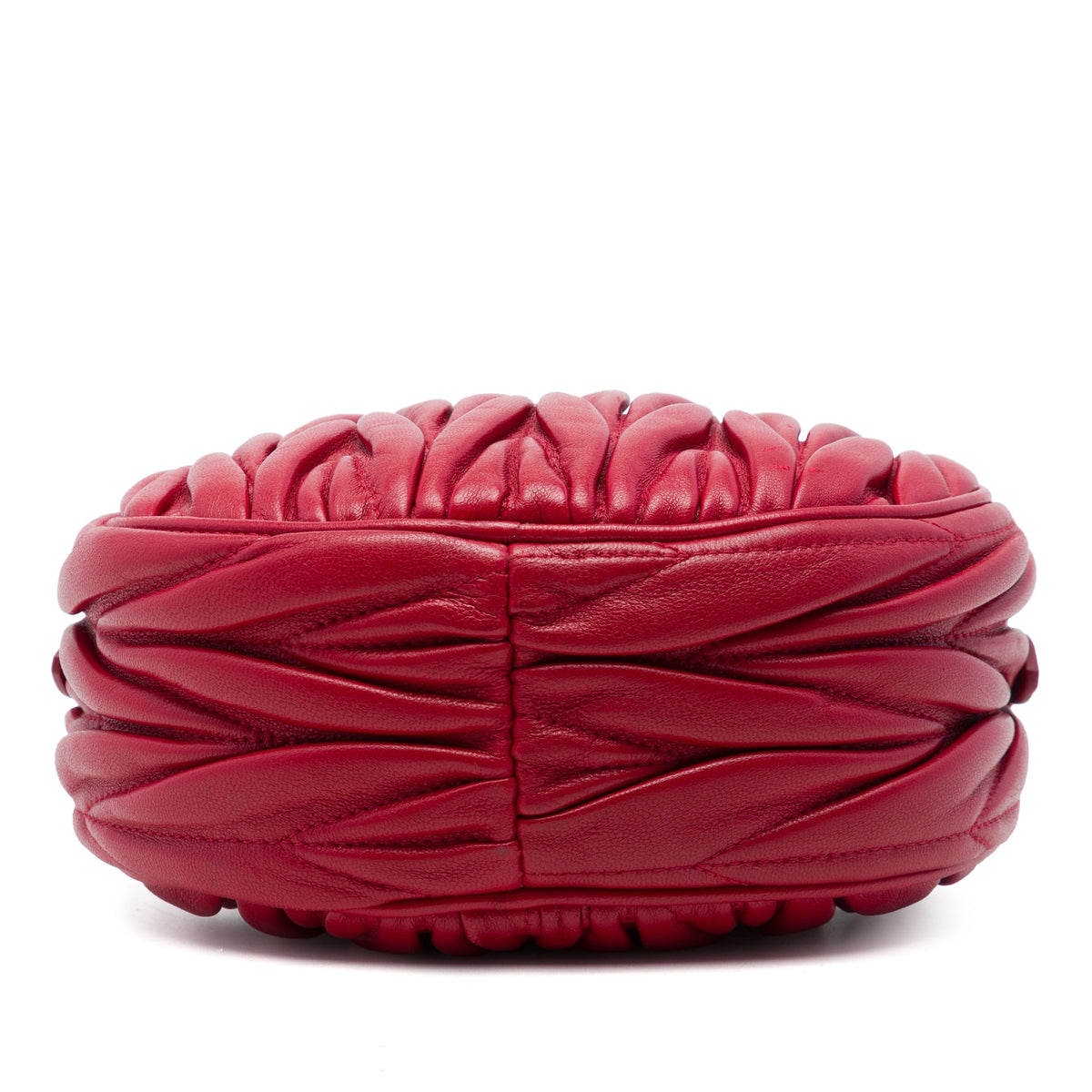 Miu Miu Matelasse Nappa Round Crossbody