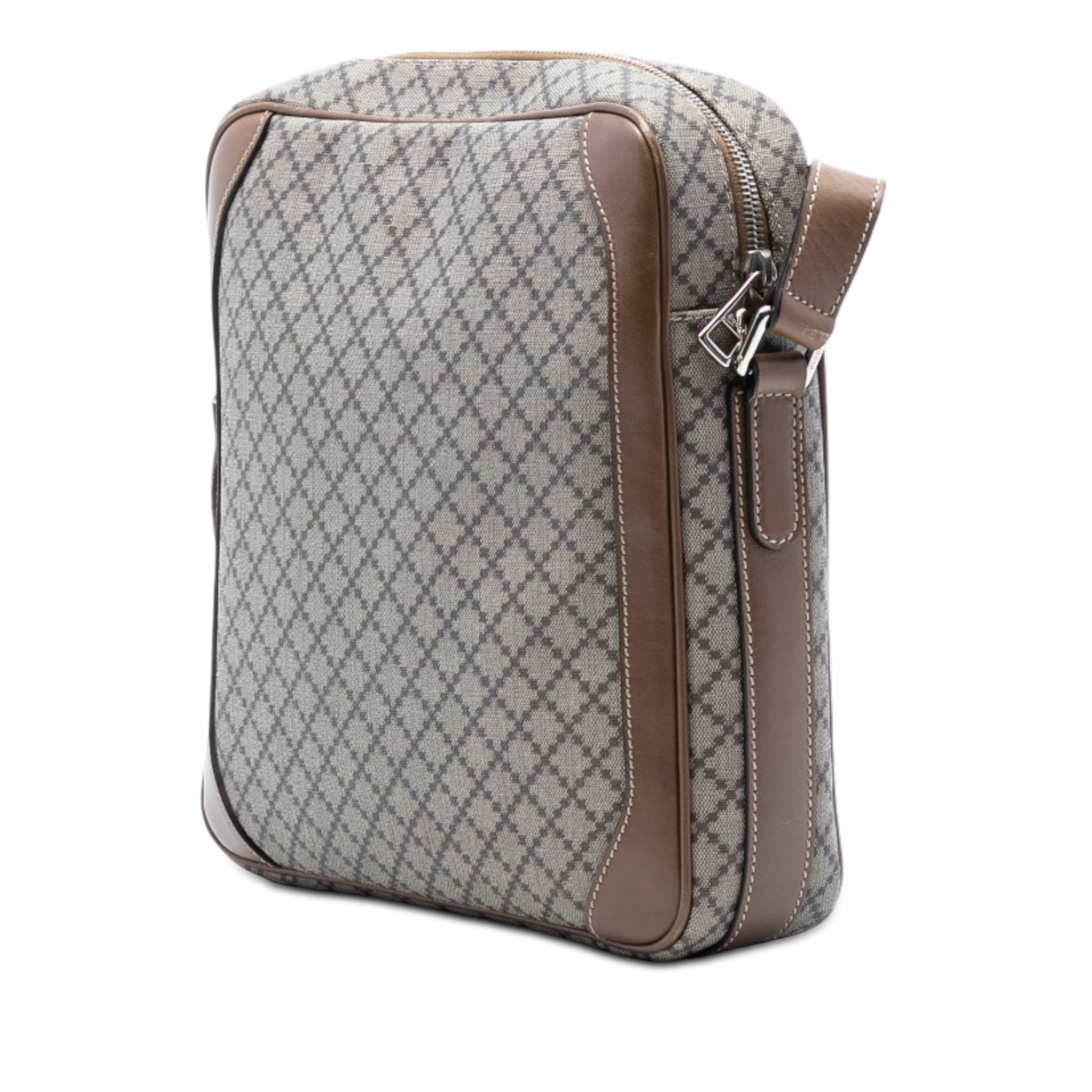Gucci Diamante Coated Canvas Zip Crossbody