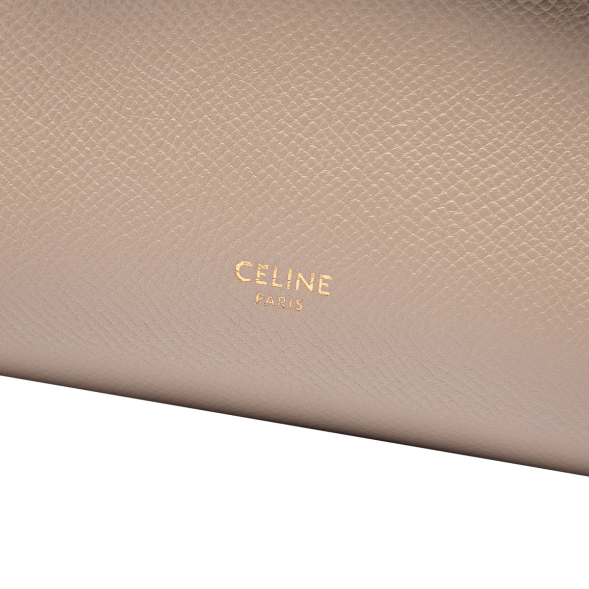 Celine Nano Grained Calfskin Belt Bag — Beige