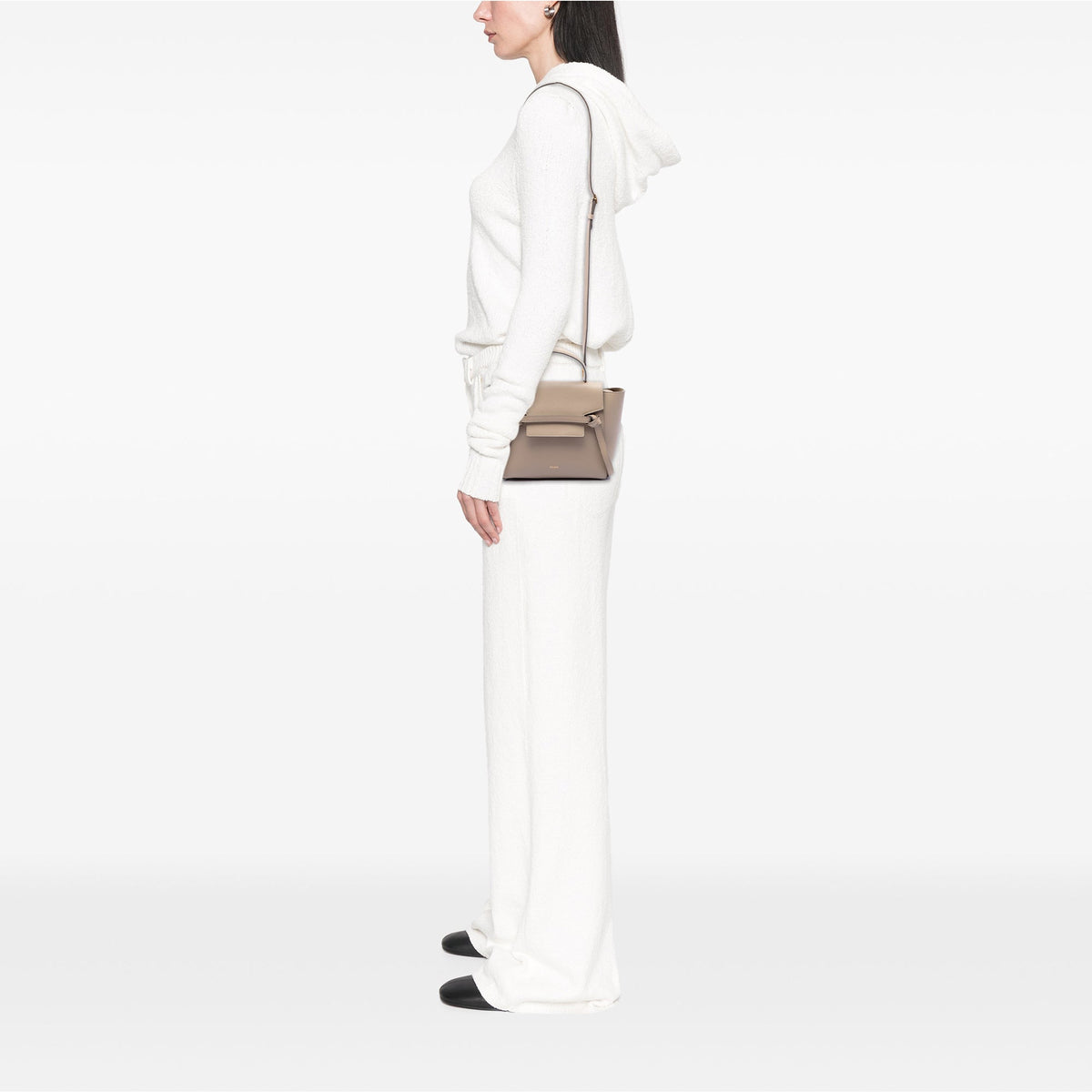 Celine Nano Grained Calfskin Belt Bag — Beige
