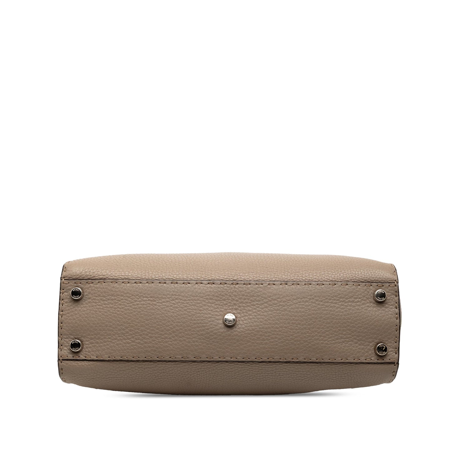 Fendi Medium Leather Selleria Peekaboo Iconic Satchel