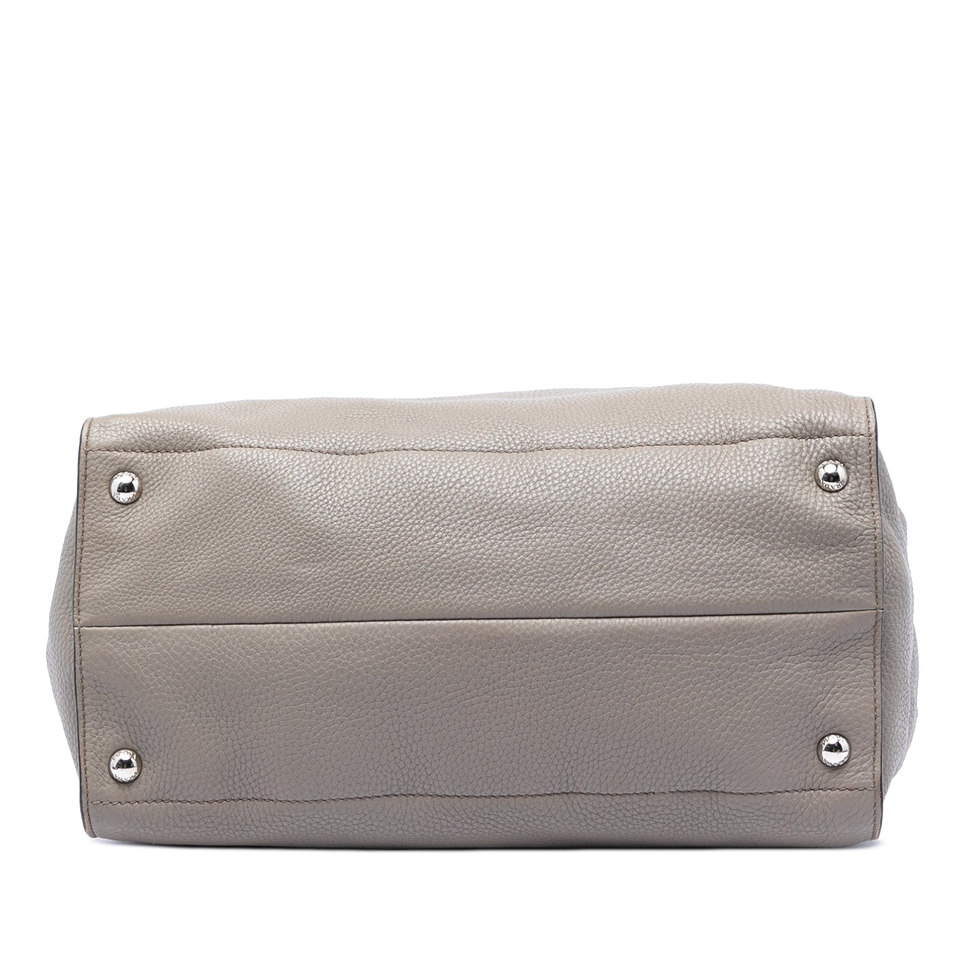 Prada Vitello Daino Open Convertible Tote