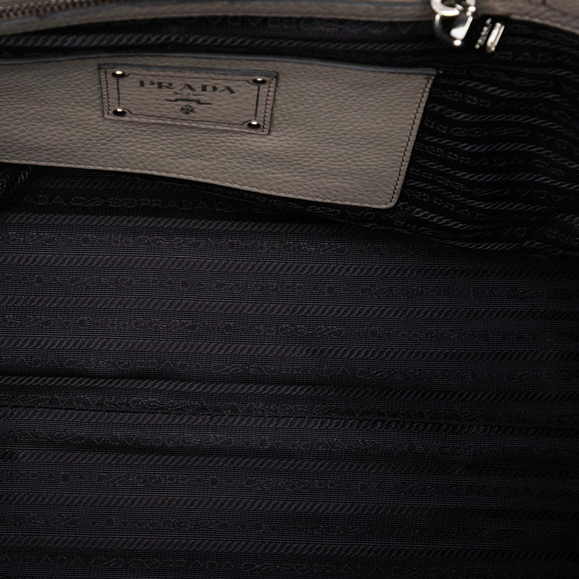 Prada Vitello Daino Open Convertible Tote