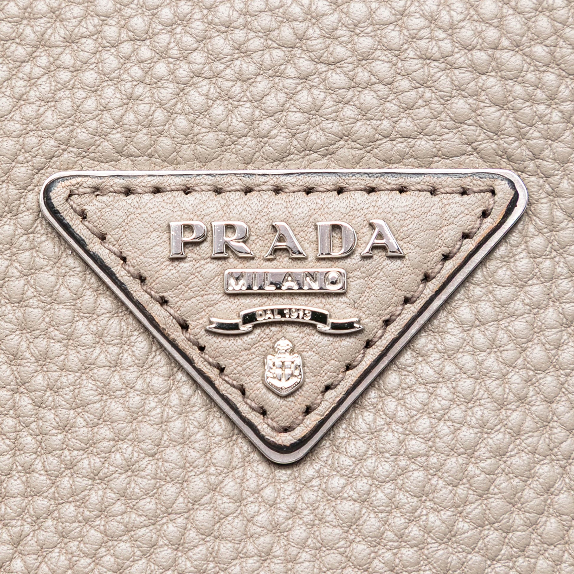 Prada Vitello Daino Open Convertible Tote