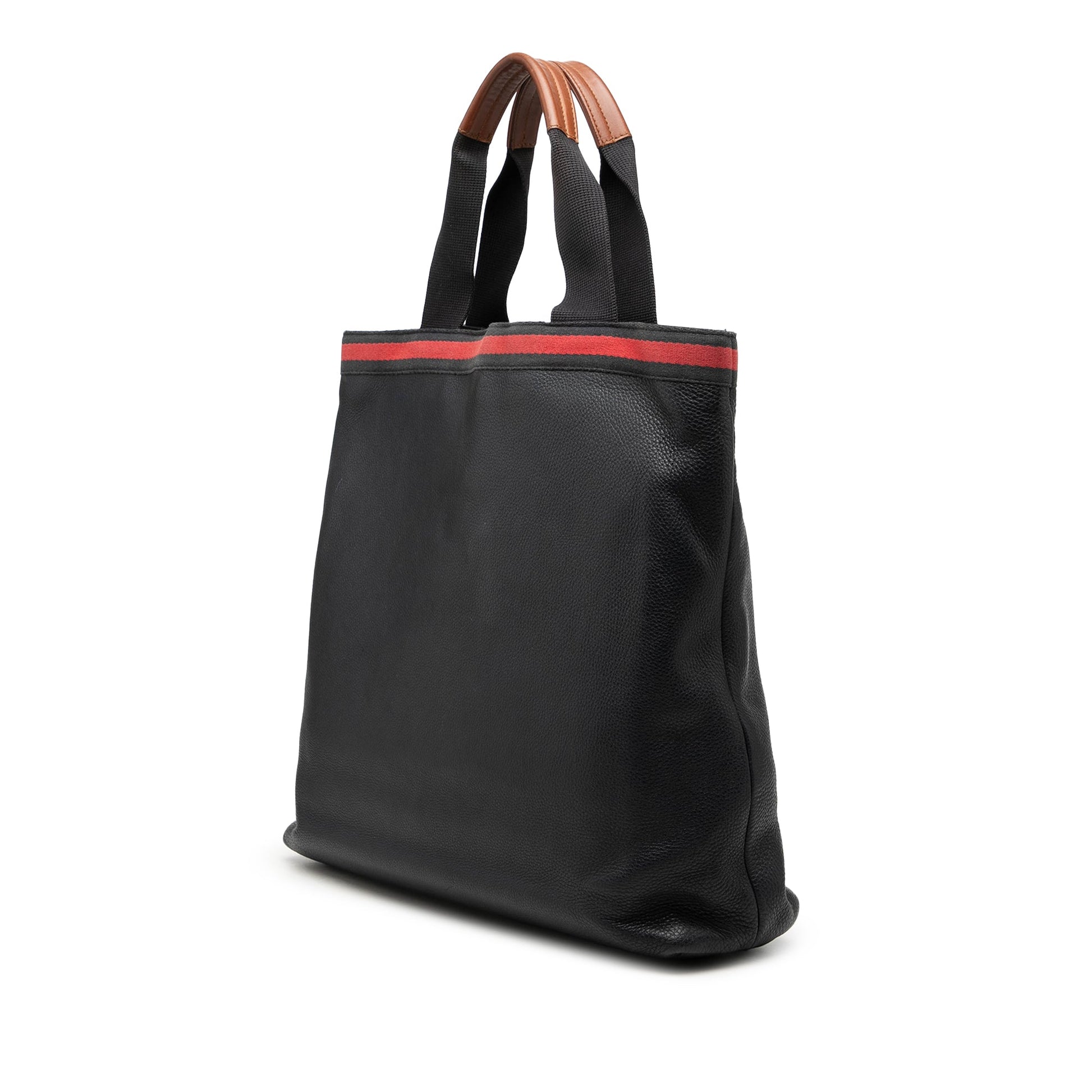 Gucci Calfskin Web Tote