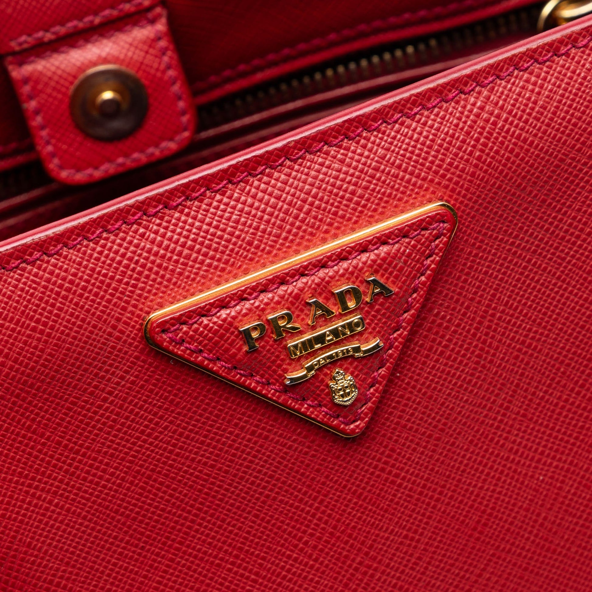 Prada Medium Saffiano Lux Galleria Satchel