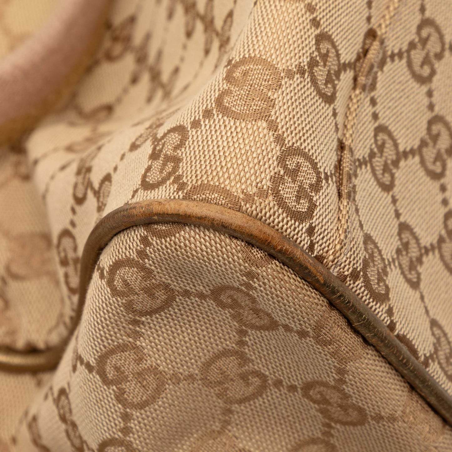 GG Canvas Web Duffle Bag