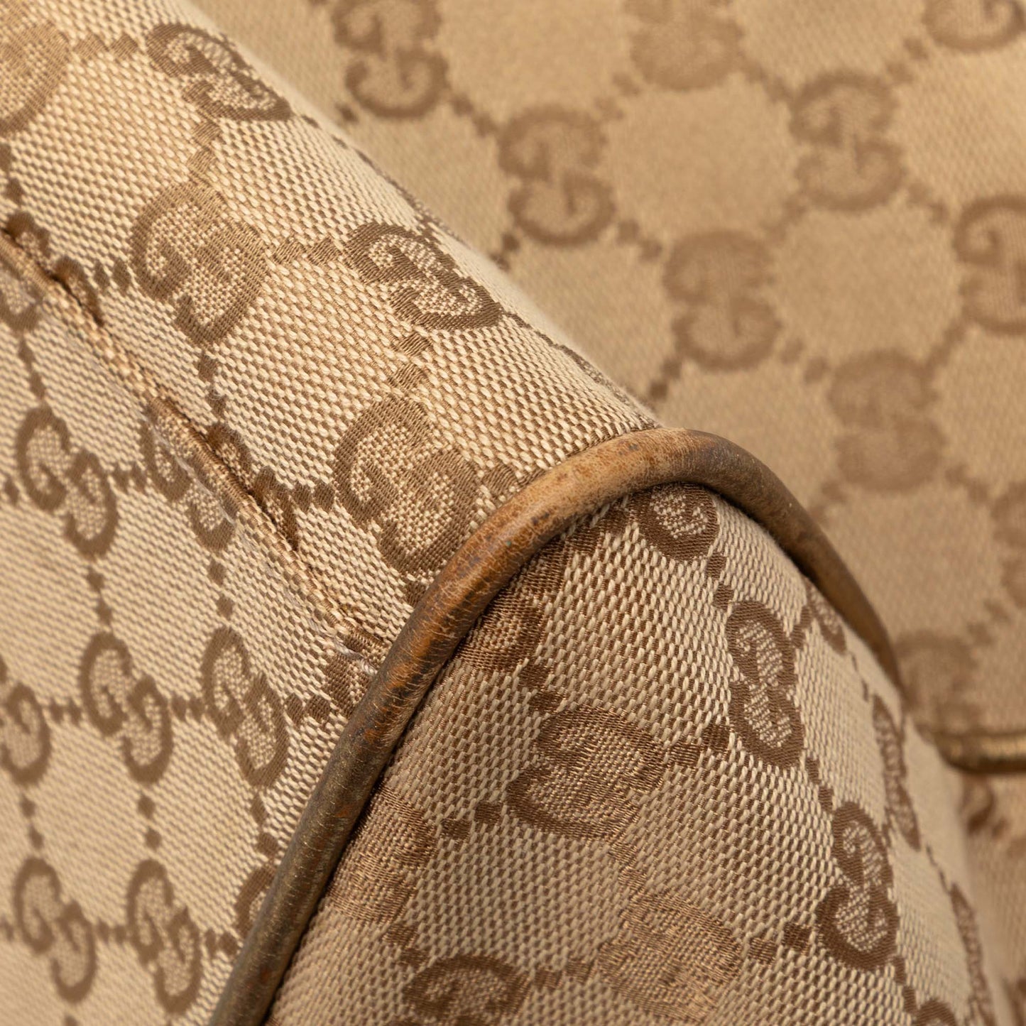 GG Canvas Web Duffle Bag