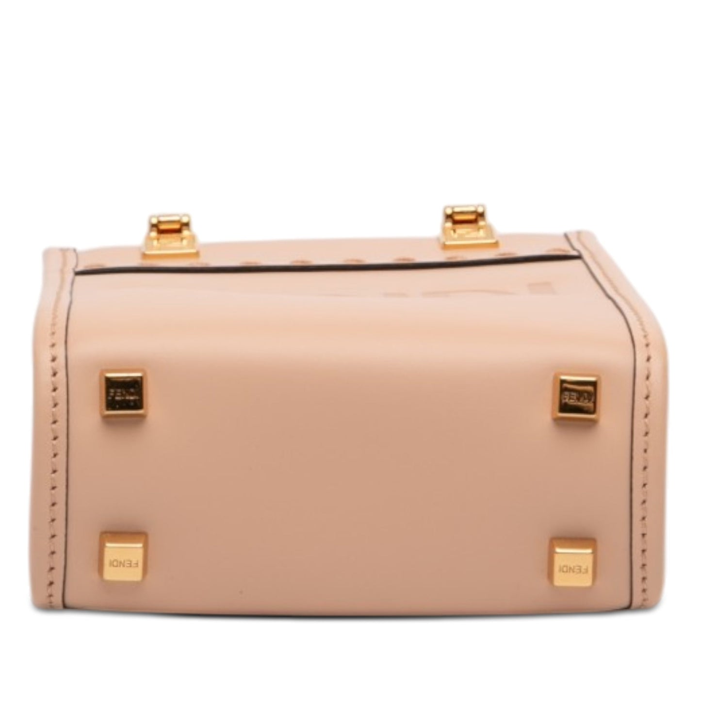 Fendi Mini Leather Sunshine Shopper Tote
