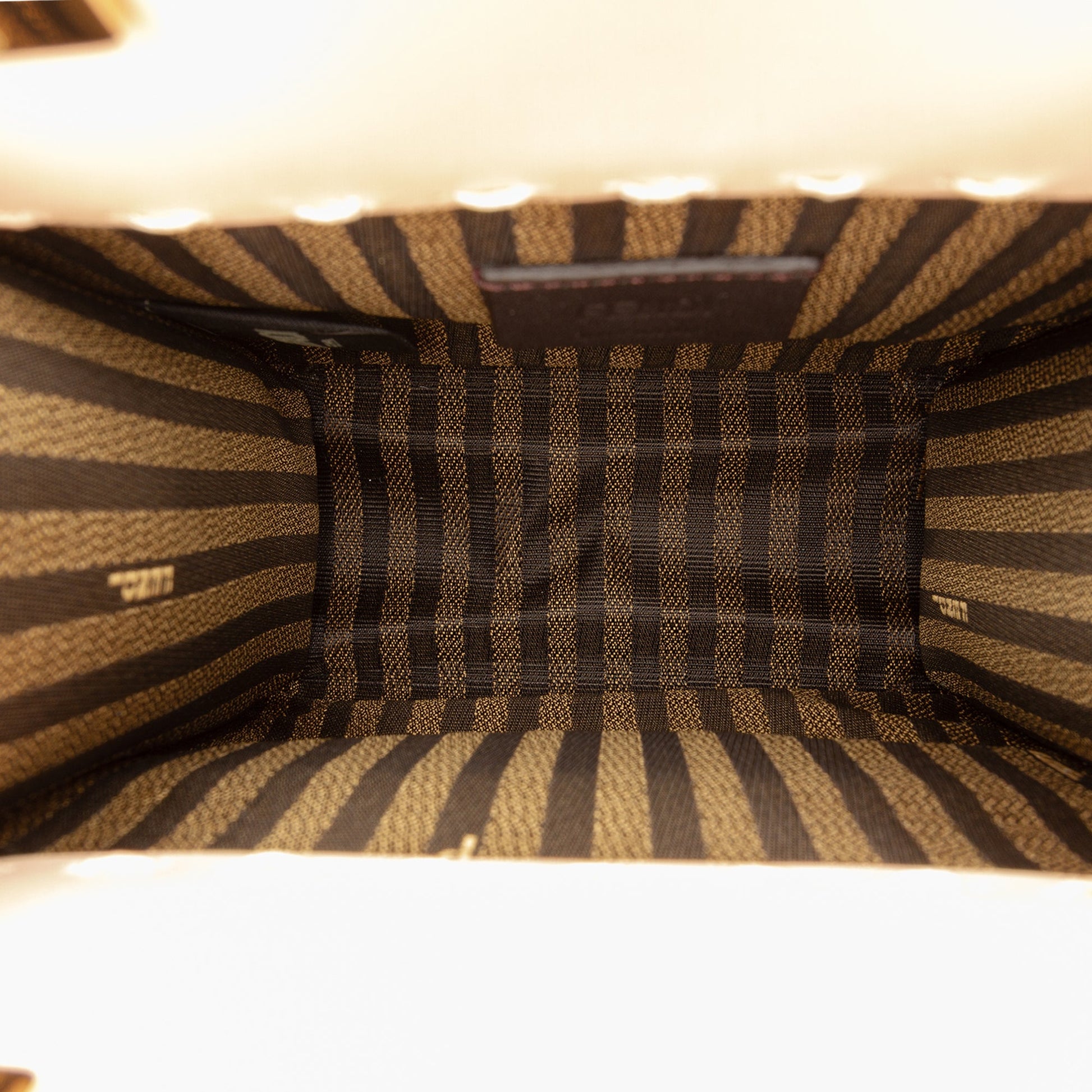 Fendi Mini Leather Sunshine Shopper Tote