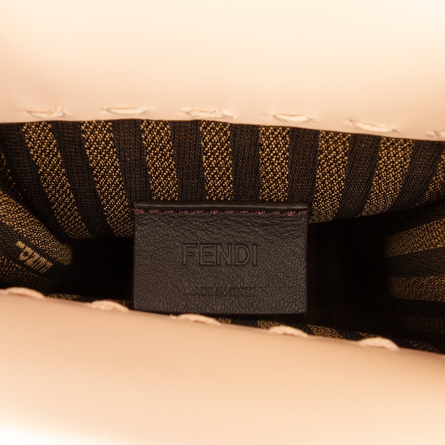Fendi Mini Leather Sunshine Shopper Tote