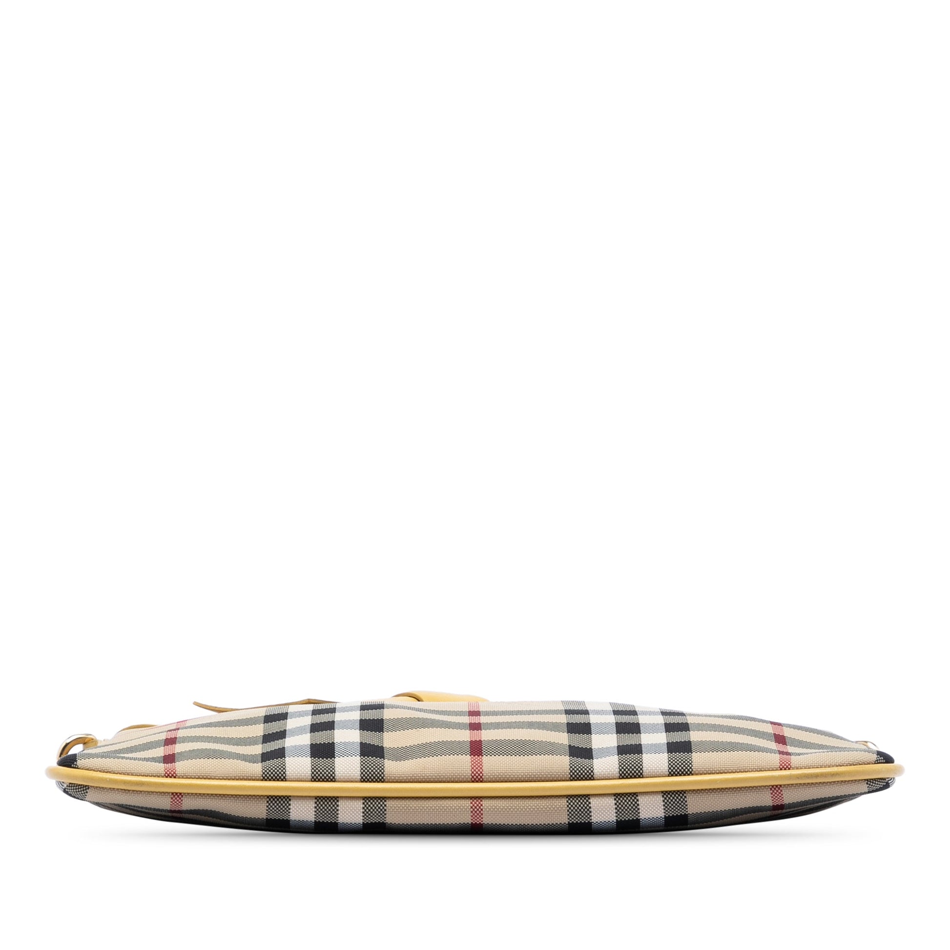 Haymarket Check Coated Canvas Bow Tie Crossbody