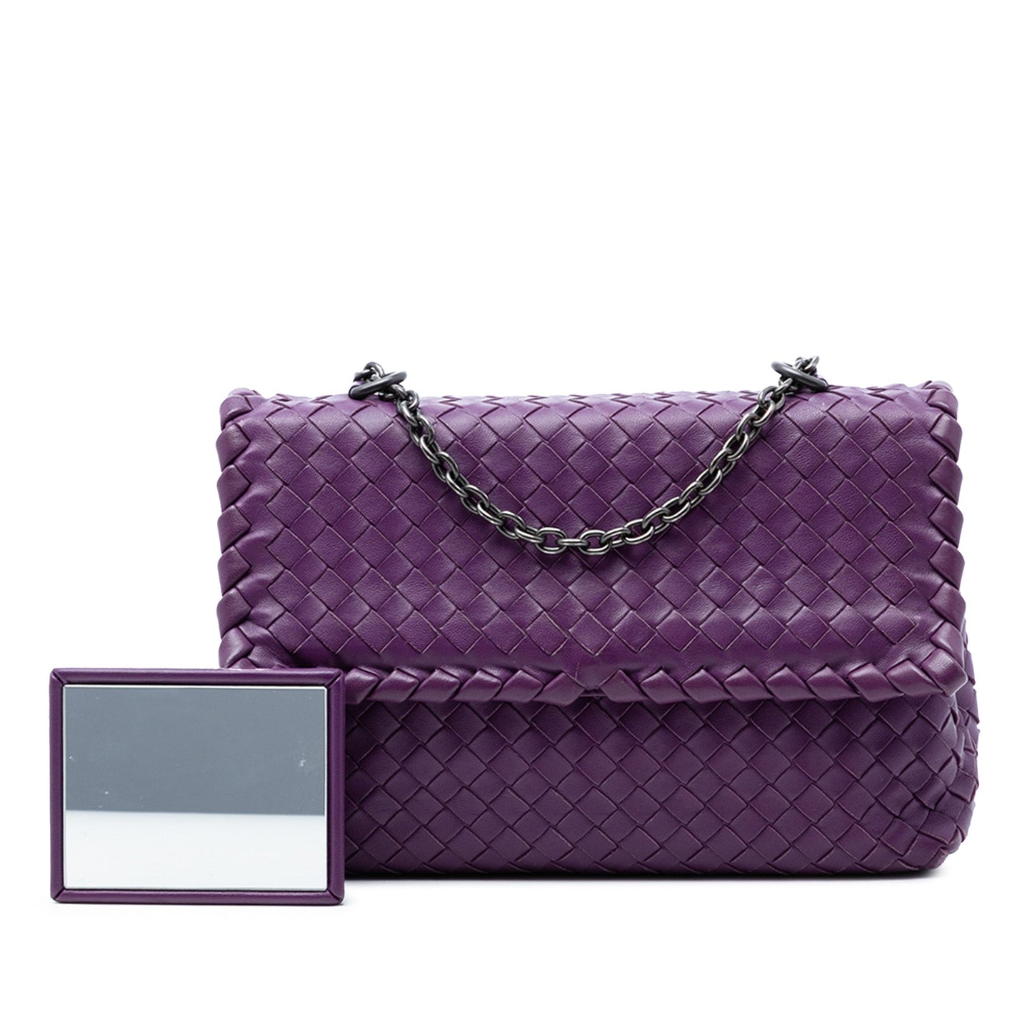 Bottega Veneta Small Nappa Intrecciato Olimpia Shoulder Bag
