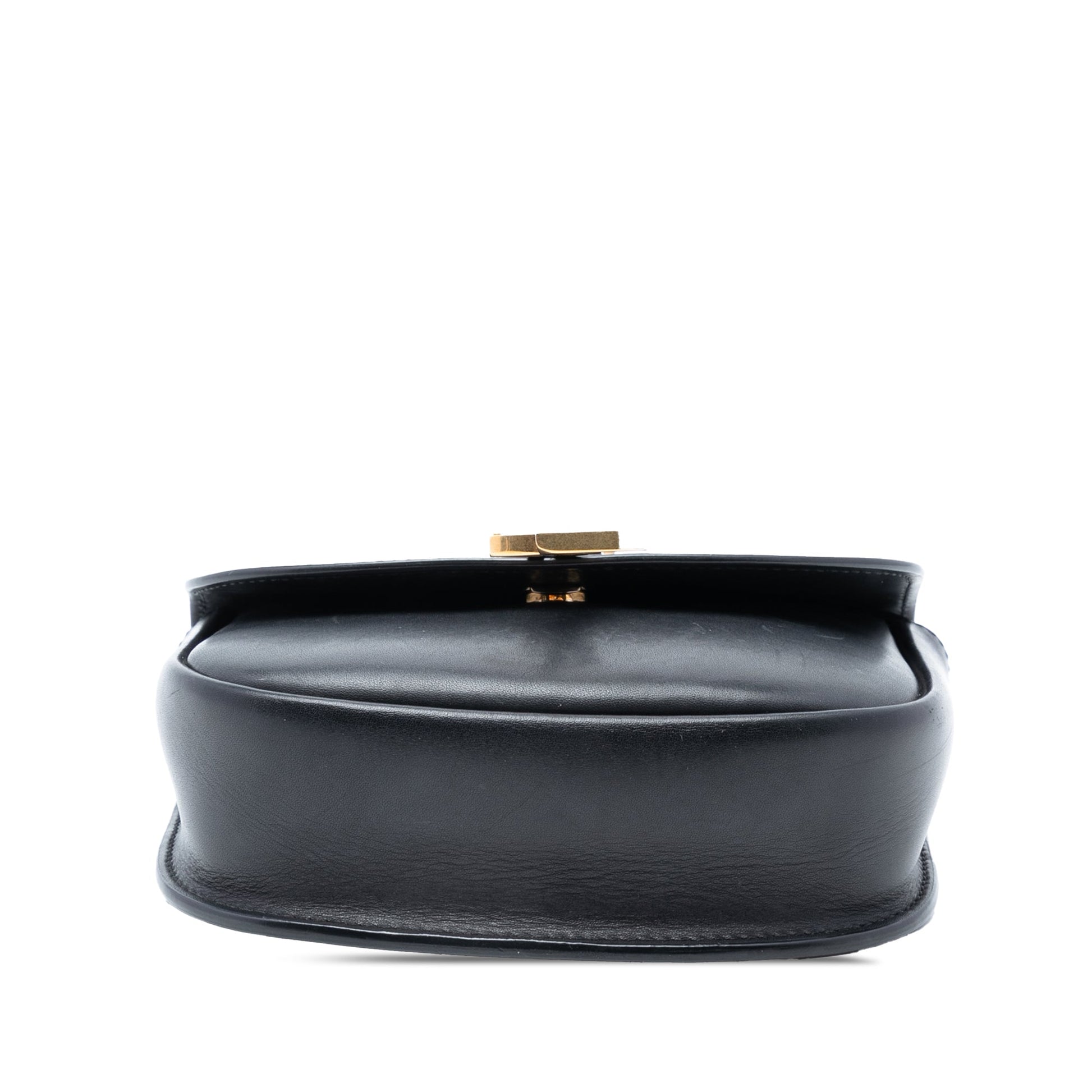 Saint Laurent Small Leather Monogram Kaia Crossbody