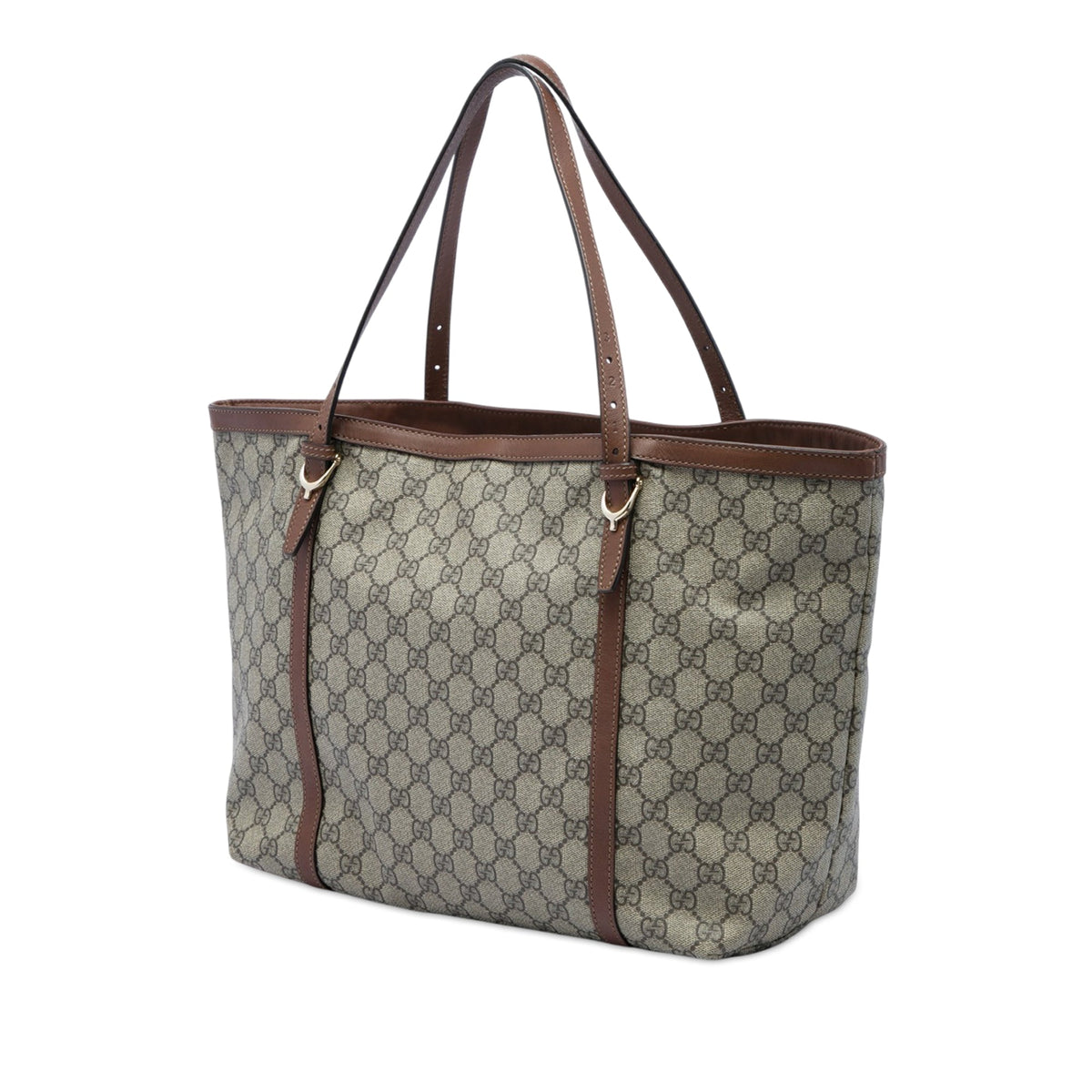 Gucci GG Supreme Nice Tote — Beige