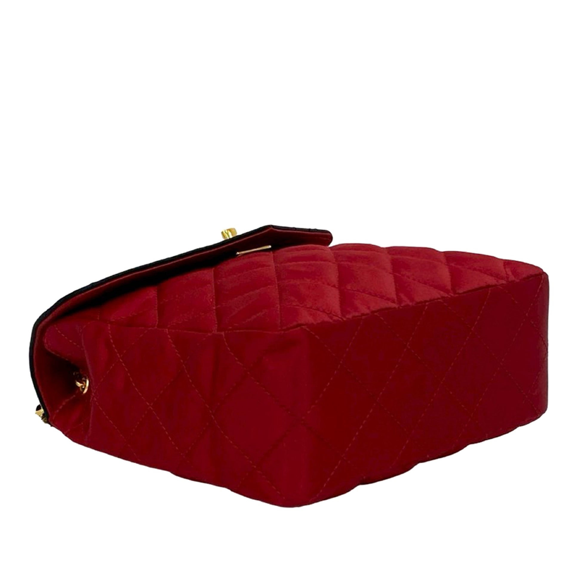Chanel CC Bicolor Quilted Satin Crossbody