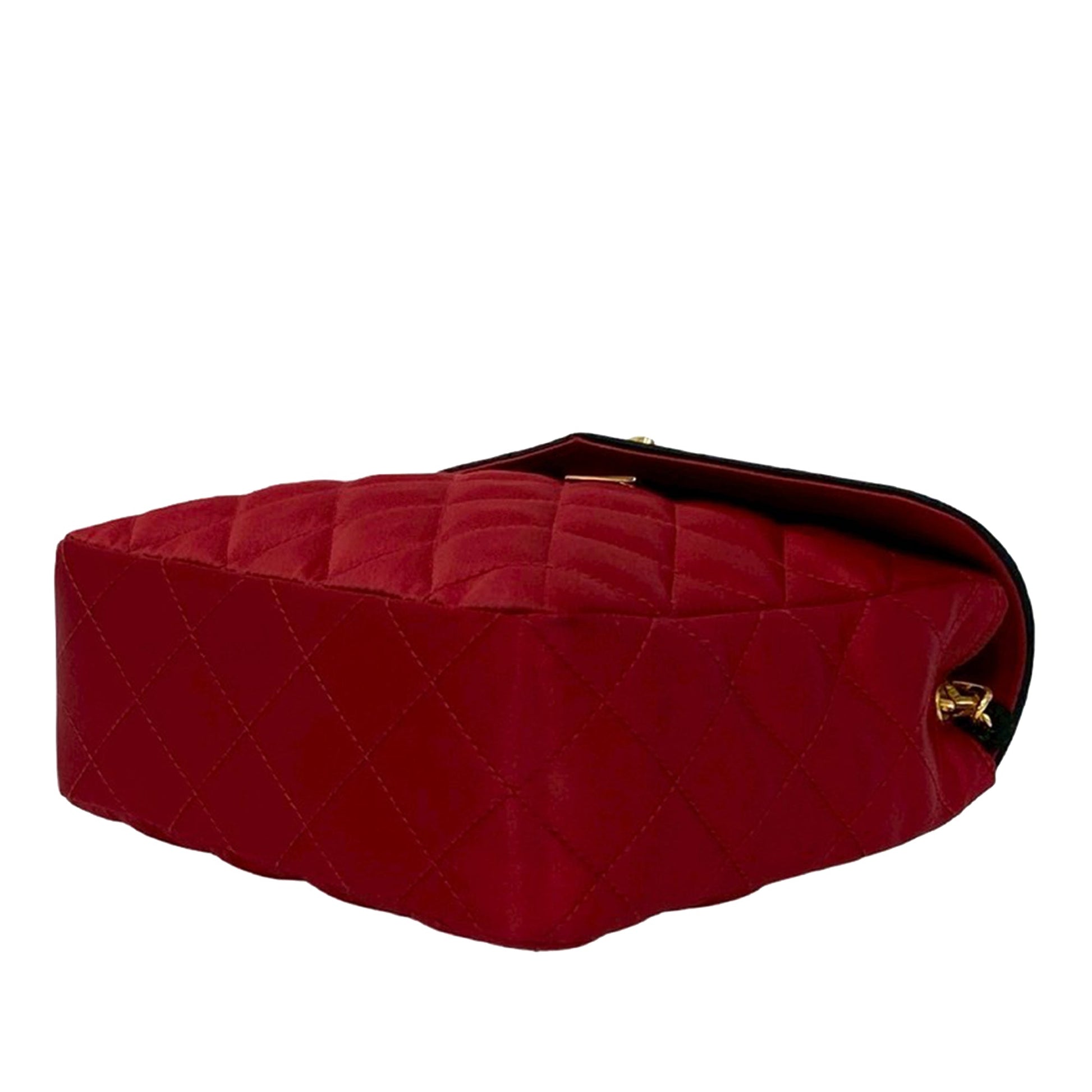 Chanel CC Bicolor Quilted Satin Crossbody