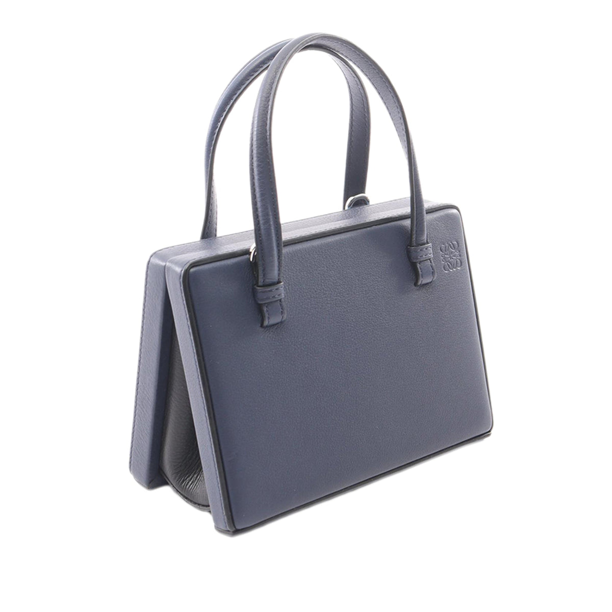 LOEWE Small Leather Paris Postal Top Handle Bag