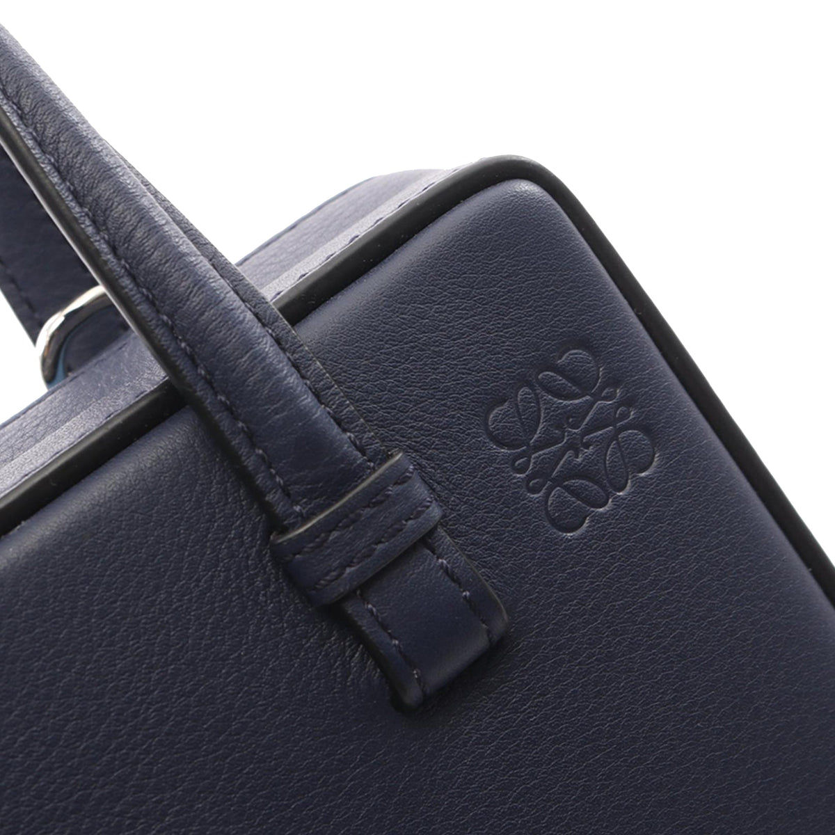 LOEWE Small Leather Paris Postal Top Handle Bag