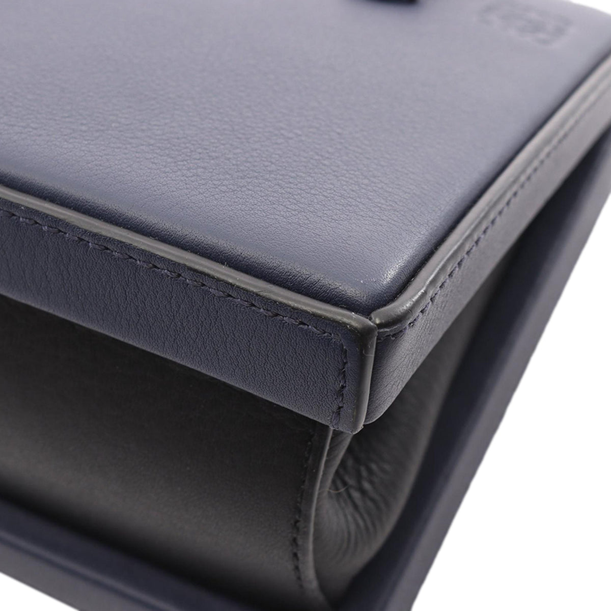LOEWE Small Leather Paris Postal Top Handle Bag