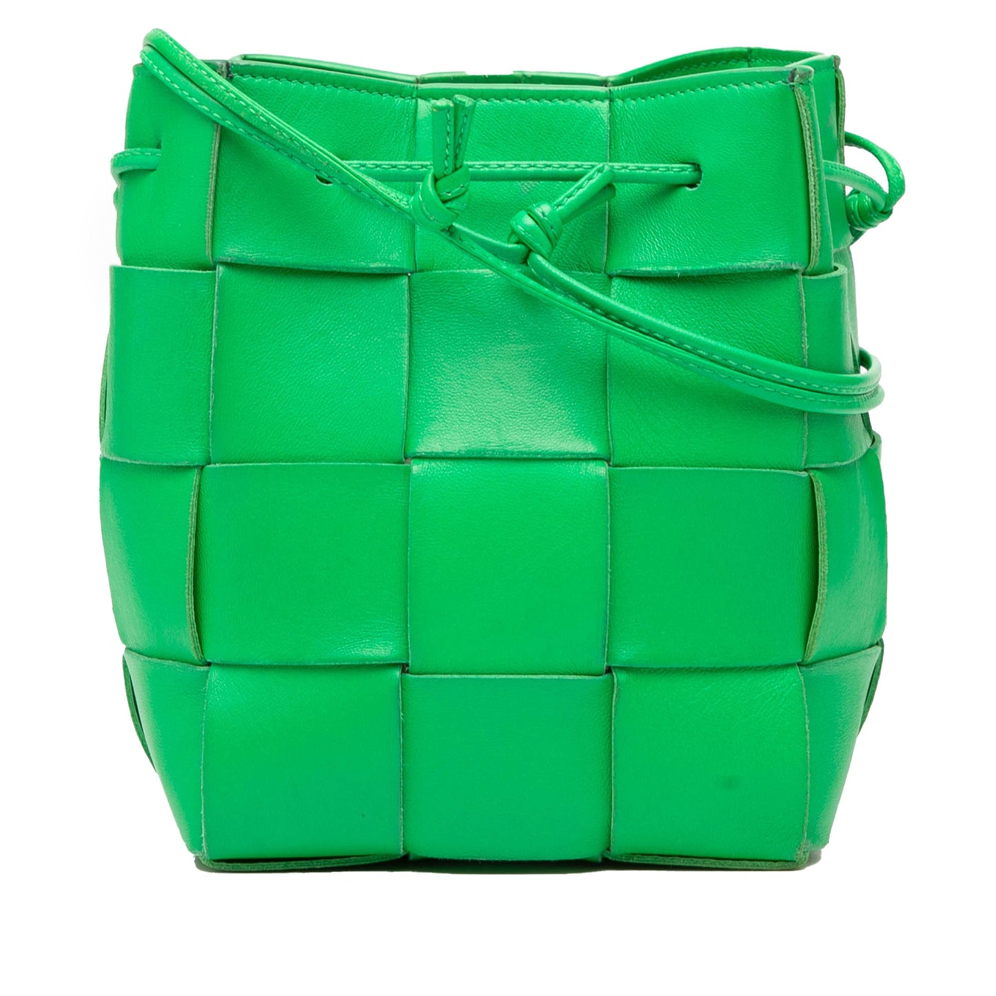 Bottega Veneta Small Nappa Maxi Intrecciato Cassette Bucket Bag