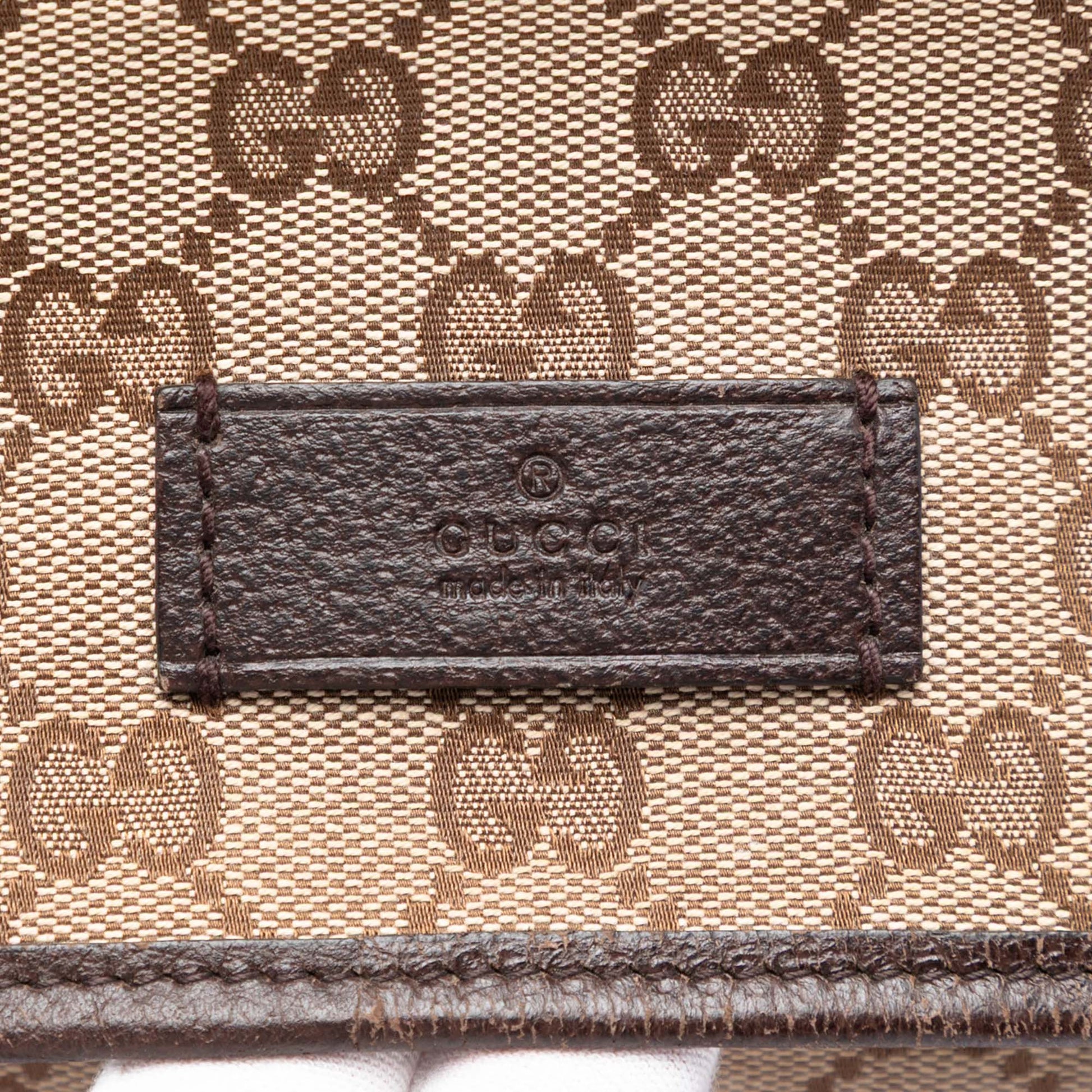 Gucci GG Canvas Flap Messenger Bag