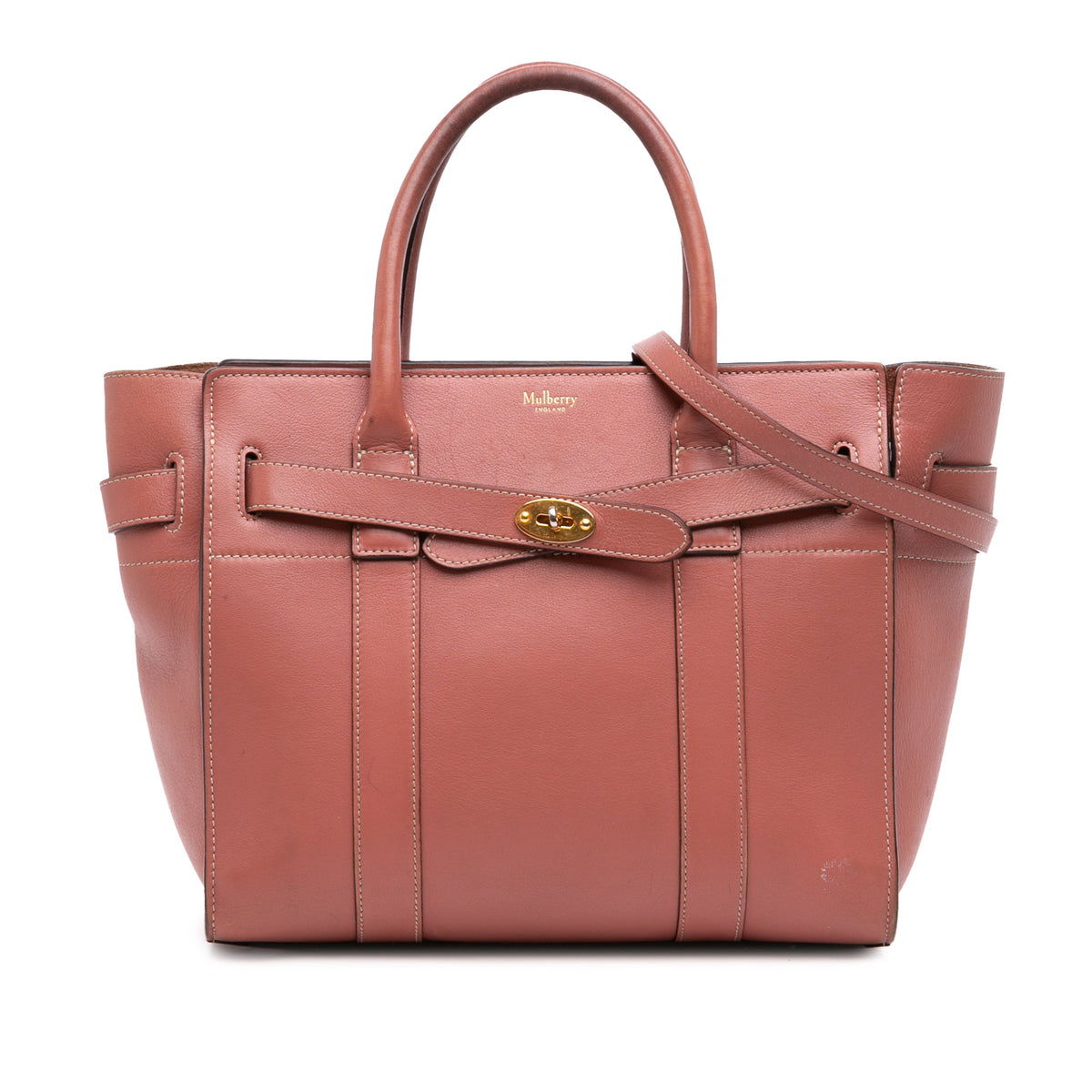 Mulberry Small Smooth Calfskin Zipped Bayswater Satchel