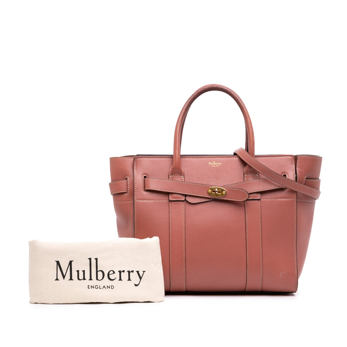 Mulberry Small Smooth Calfskin Zipped Bayswater Satchel