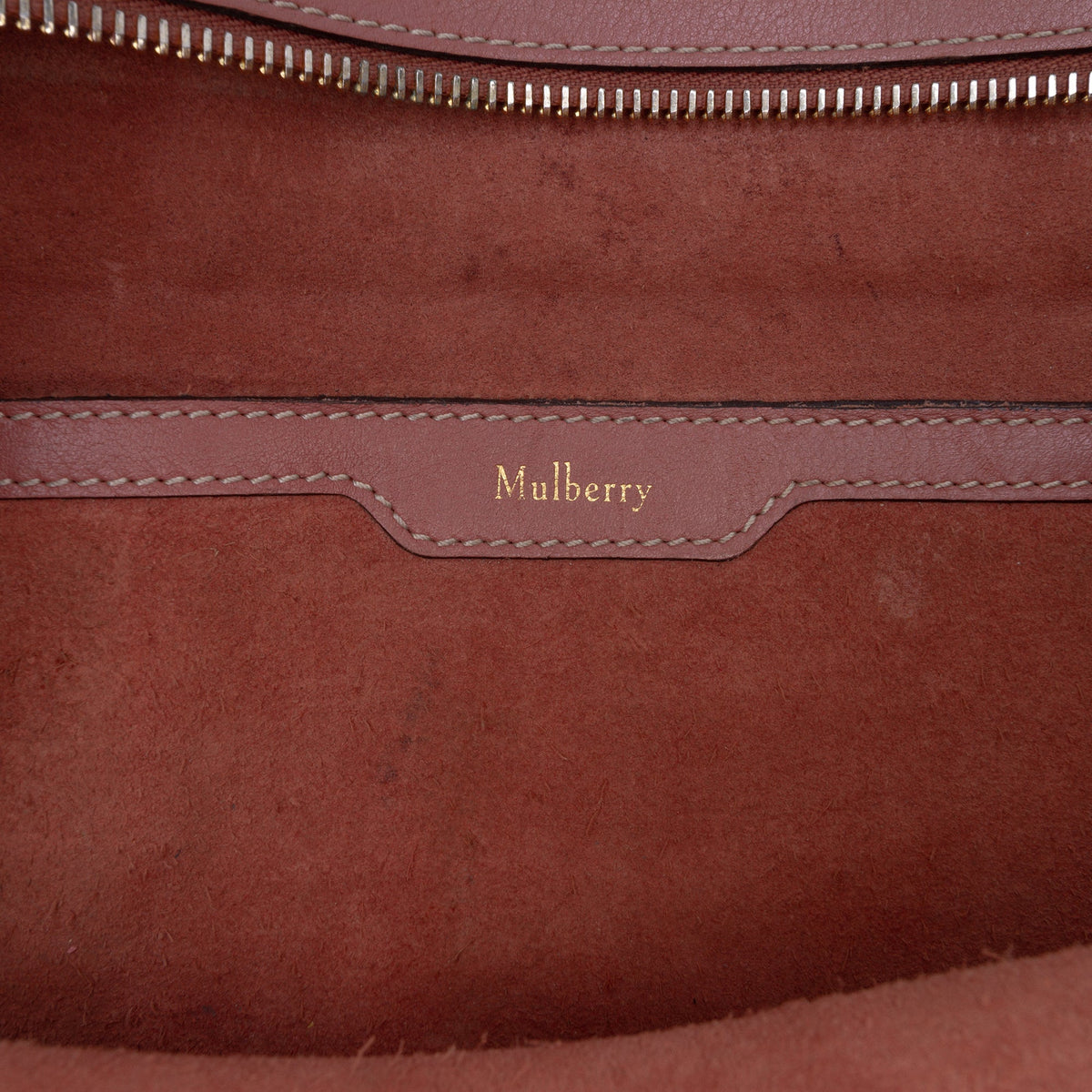 Mulberry Small Smooth Calfskin Zipped Bayswater Satchel