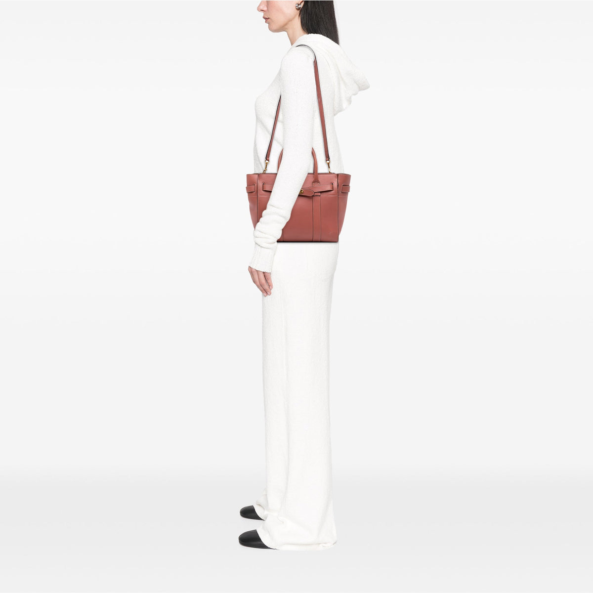 Mulberry Small Smooth Calfskin Zipped Bayswater Satchel