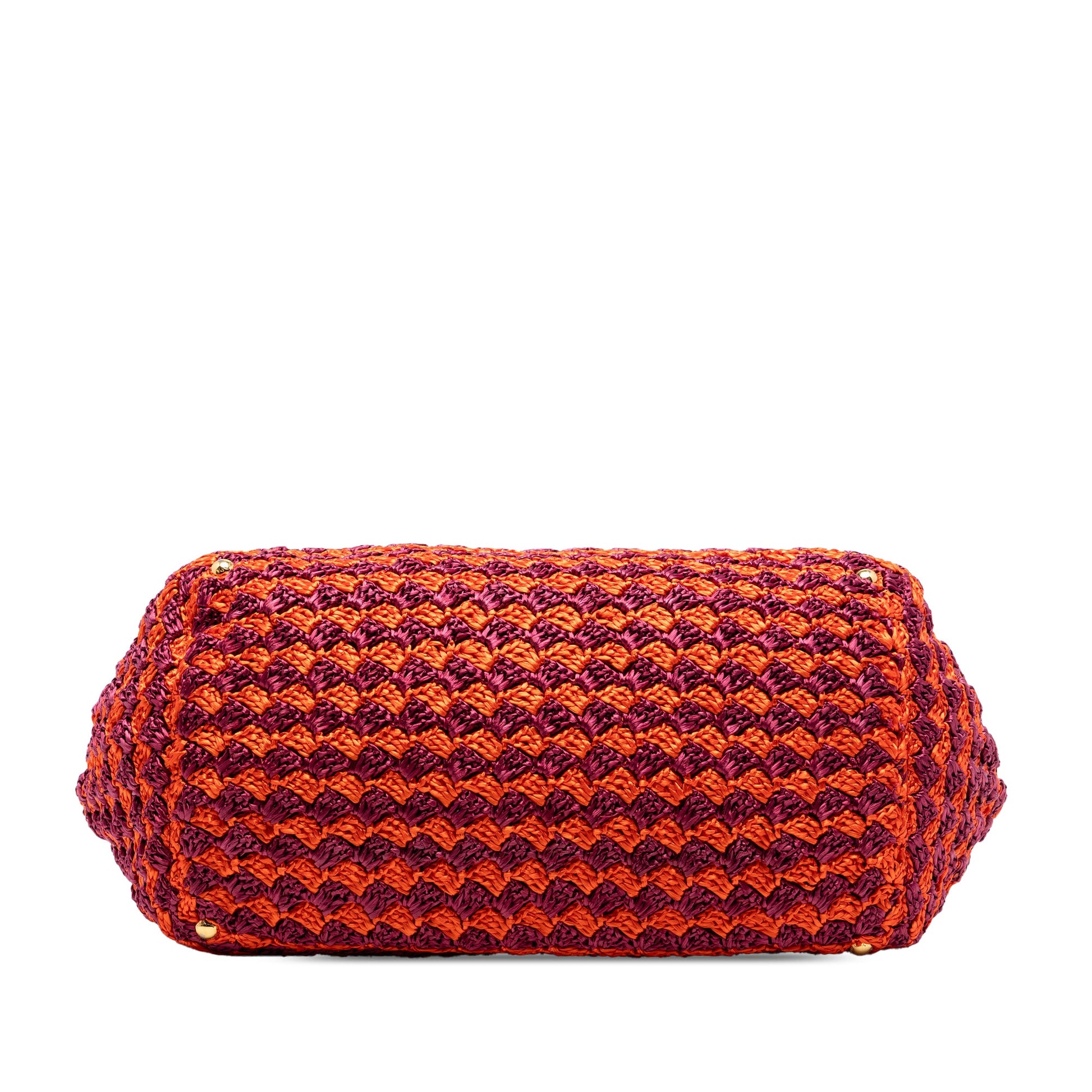 Prada Canapa Raffia Tote