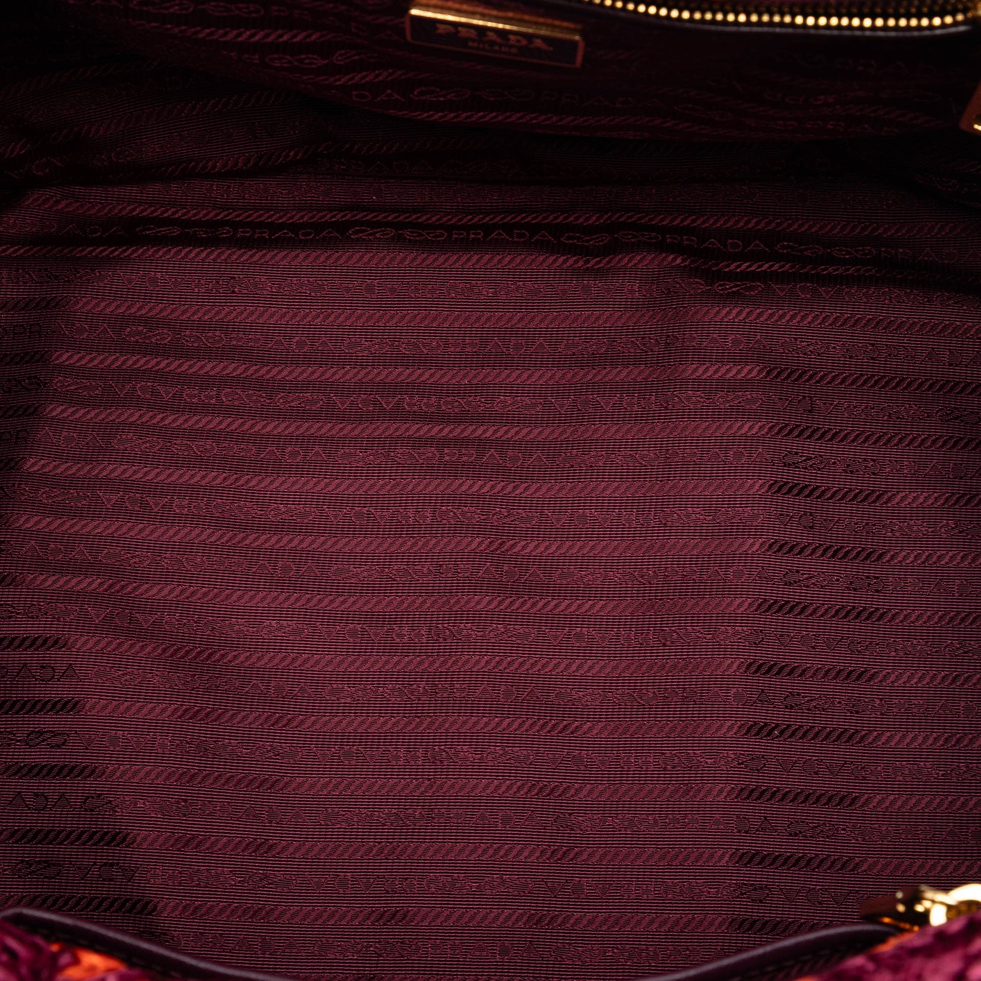 Prada Canapa Raffia Tote