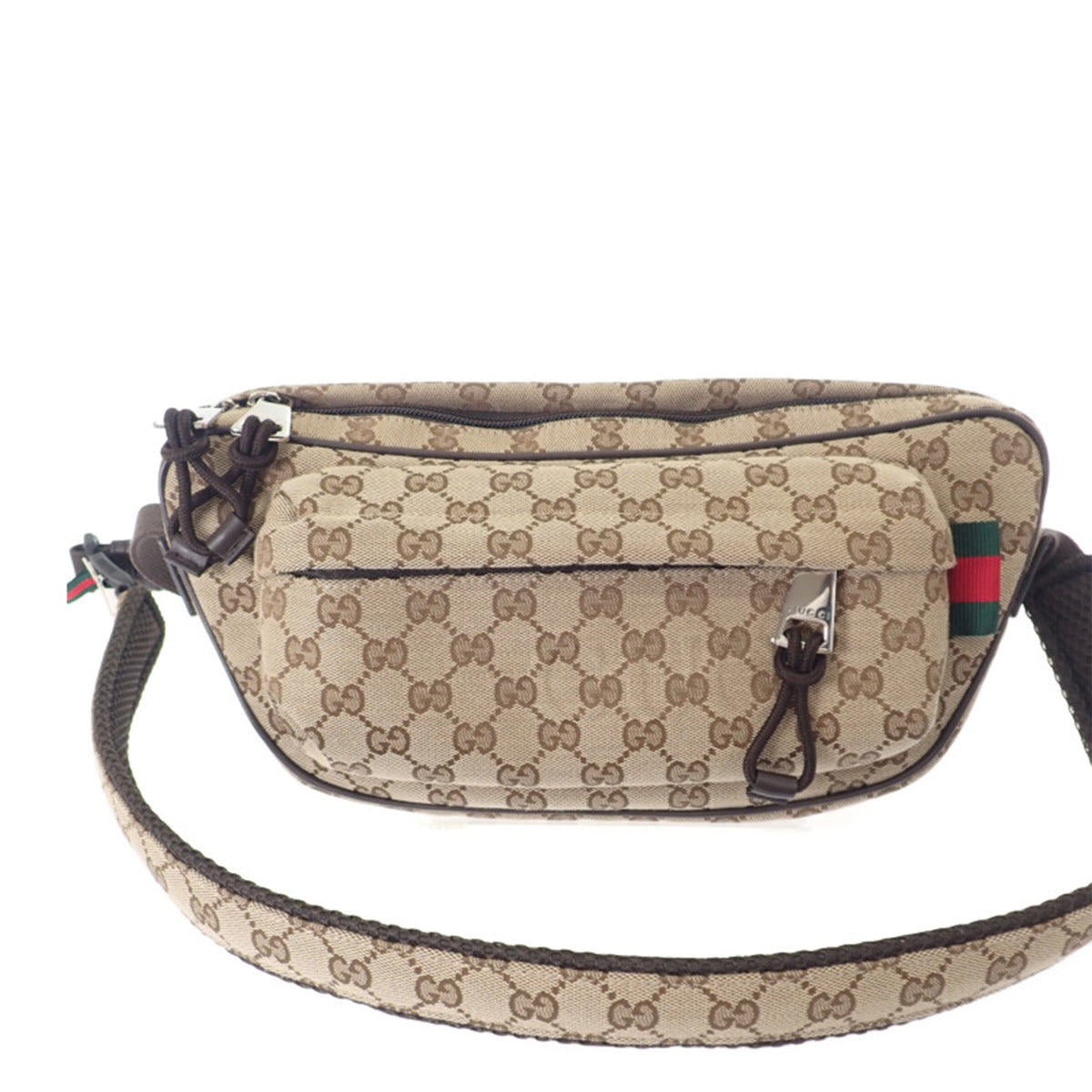 Gucci Small GG Canvas Web Crossbody