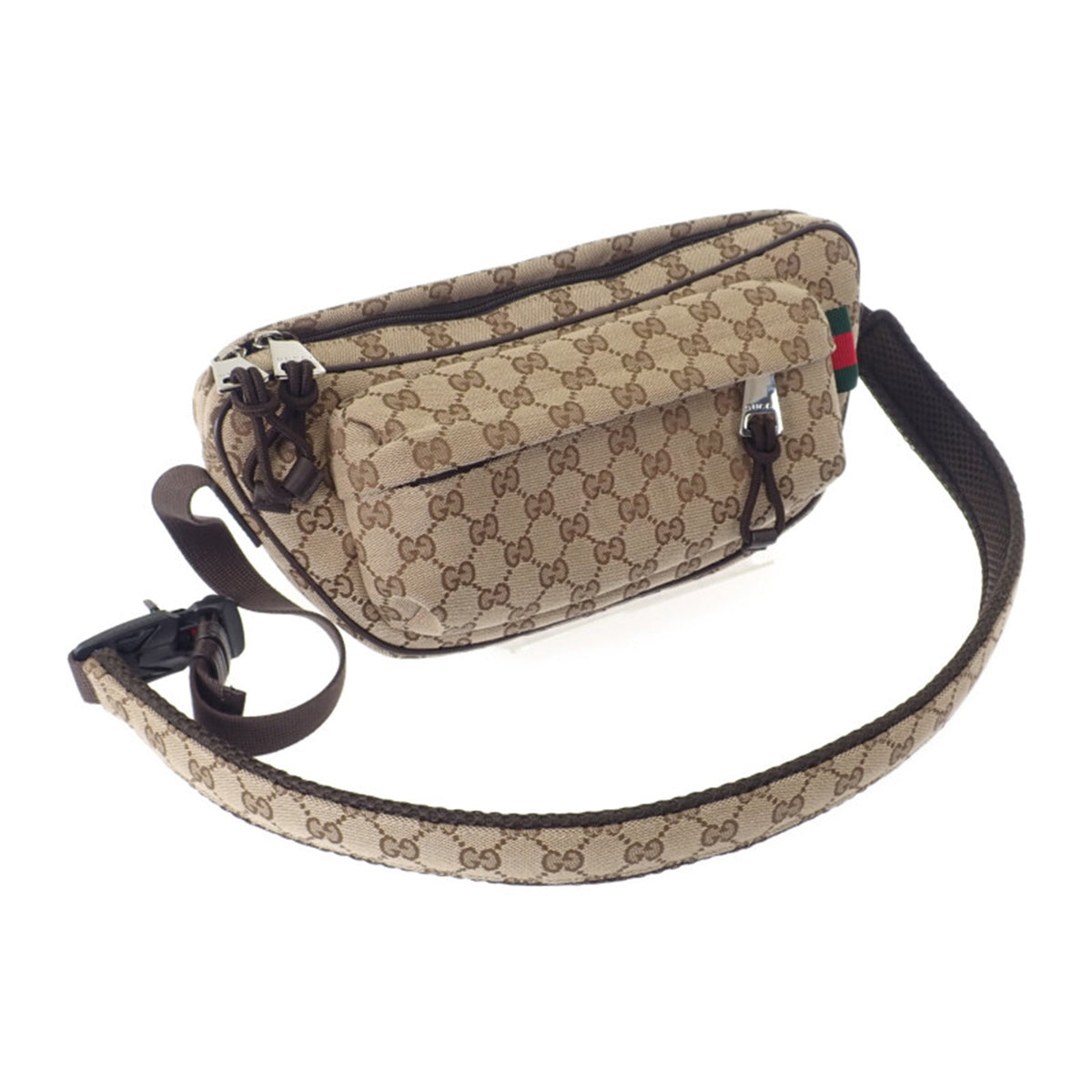 Gucci Small GG Canvas Web Crossbody