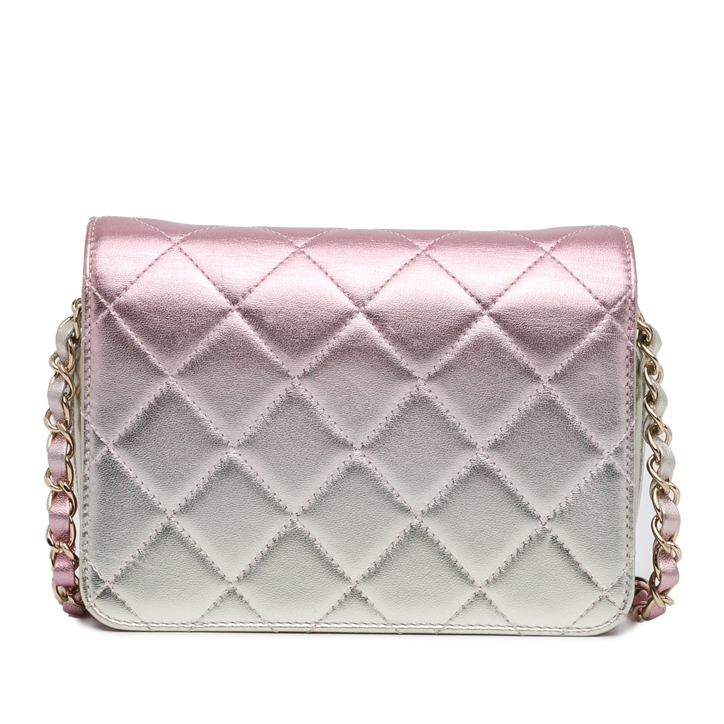 Chanel Mini Metallic Lambskin Like a Wallet Flap