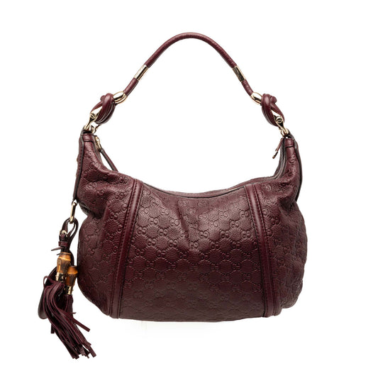 Gucci Medium Guccissima Techno Horsebit Hobo