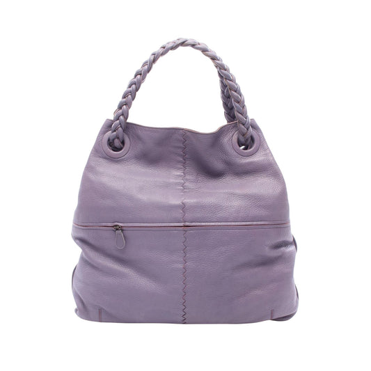 Bottega Veneta Nappa Julie Tote — Purple