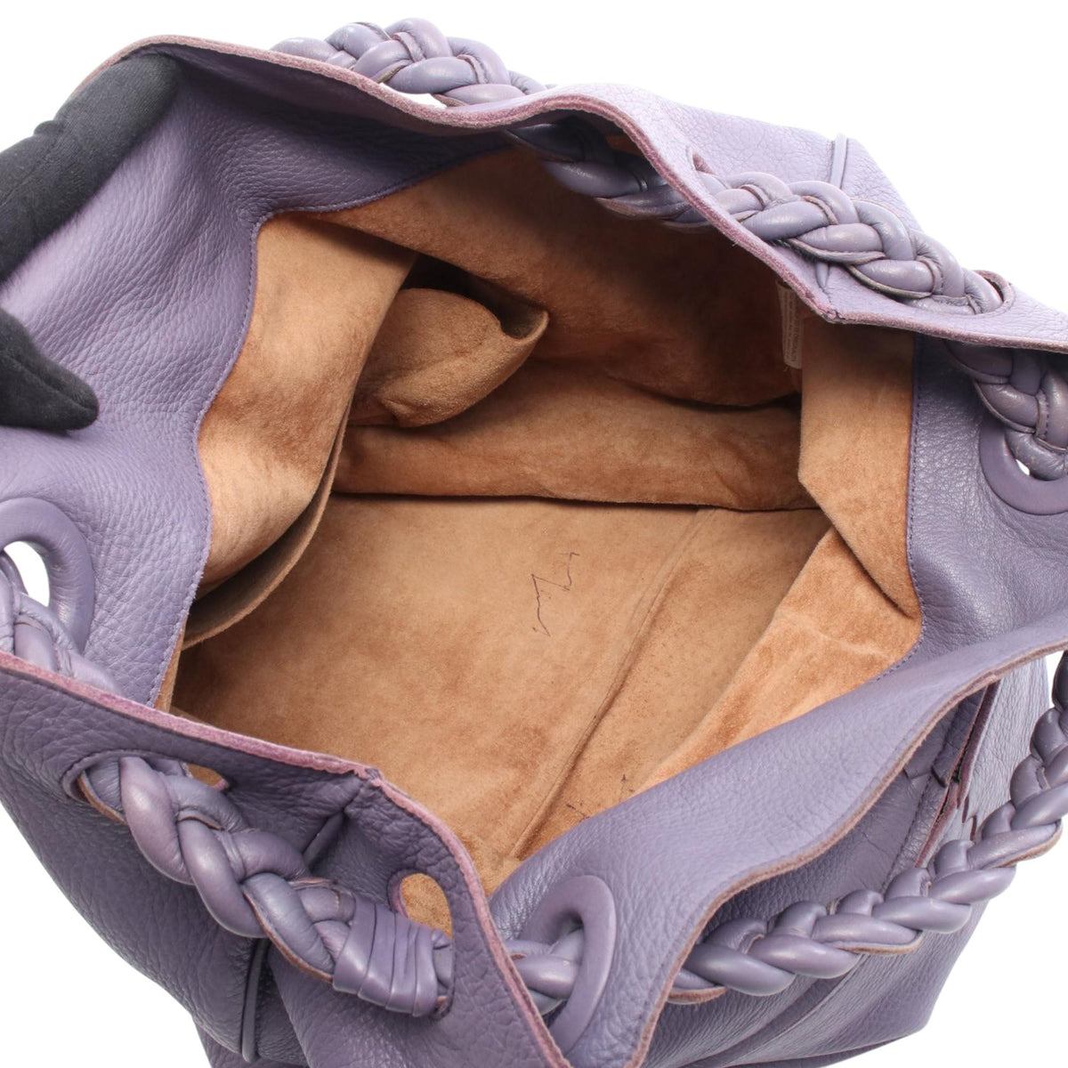 Bottega Veneta Nappa Julie Tote — Purple