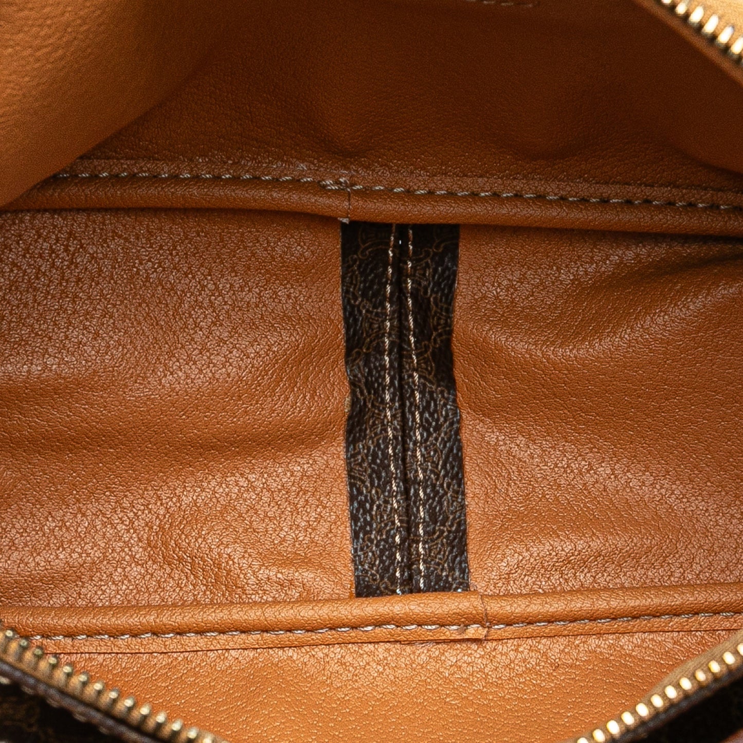 Celine Macadam Coated Canvas Satchel